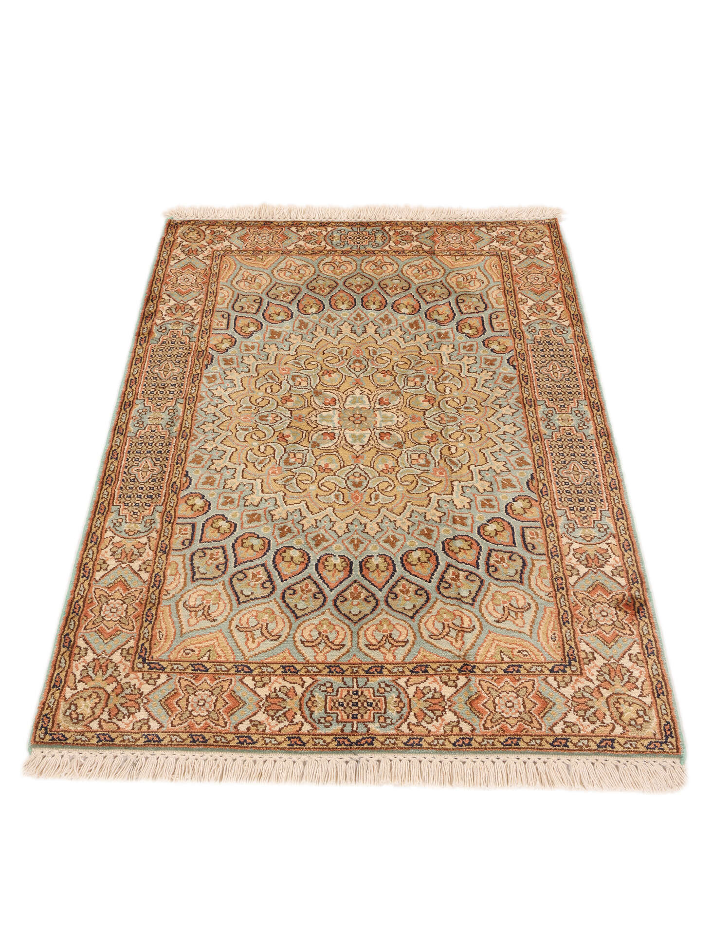
    Kashmir pure silk - Brown - 62 x 96 cm
  