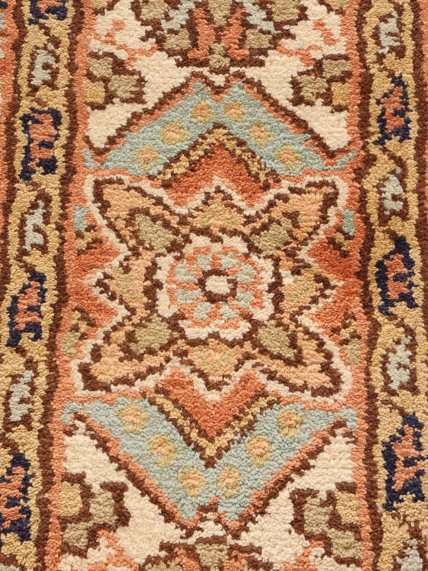 
    Kashmir pure silk - Brown - 62 x 96 cm
  