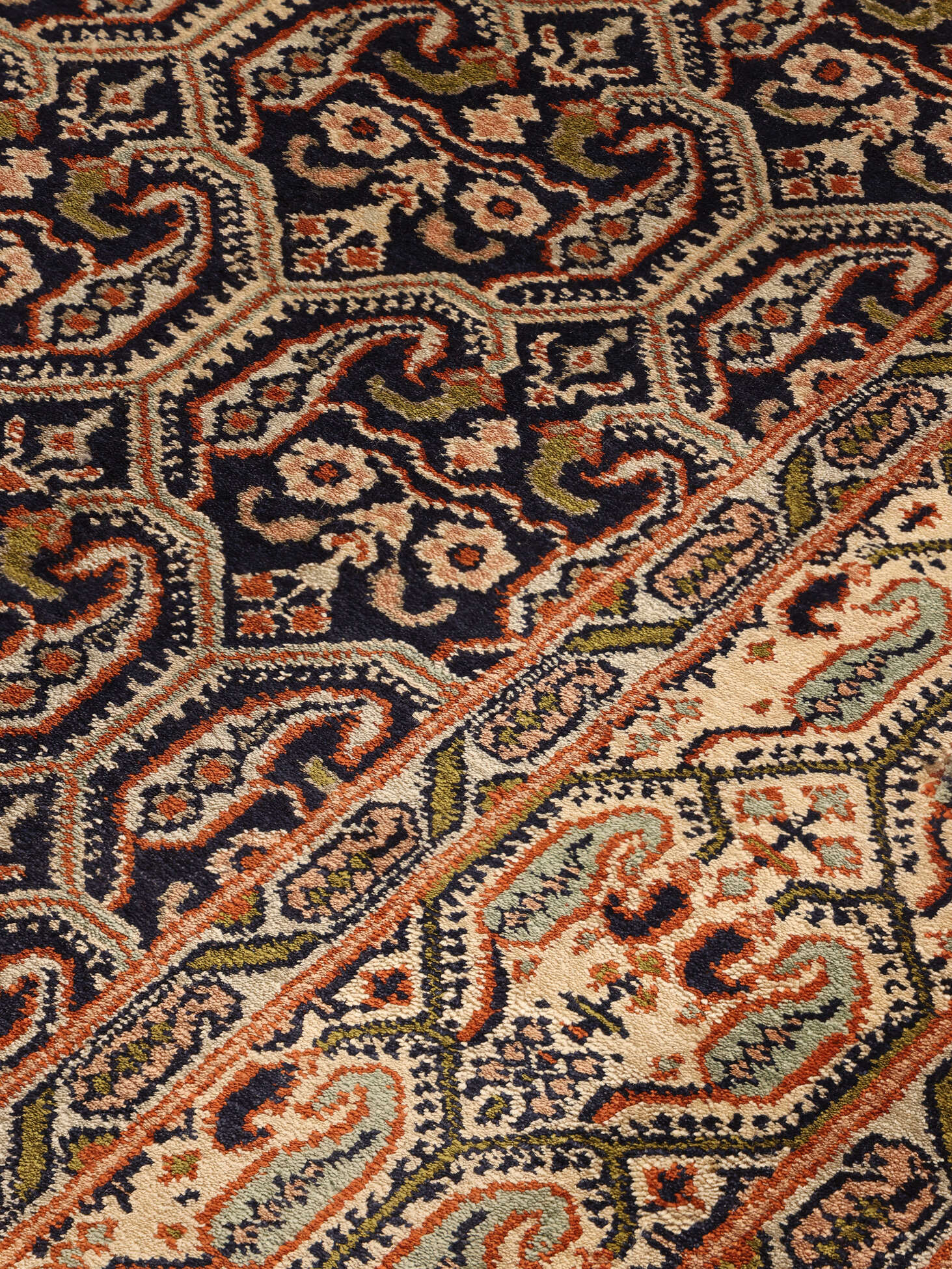 
    Kashmir pure silk 24 / 24 Quality - Brown - 80 x 122 cm
  