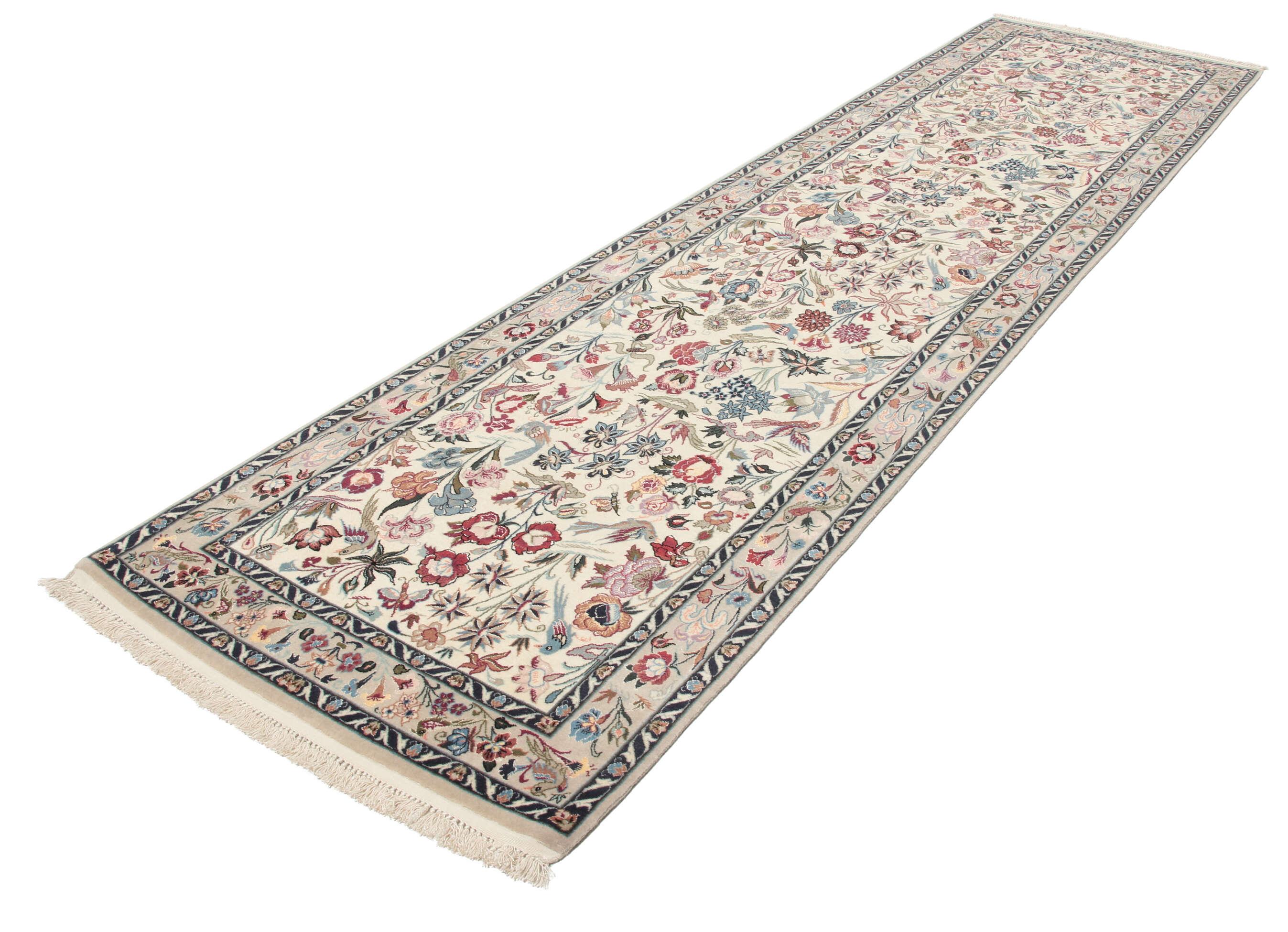 
    Isfahan silk warp - Brown - 76 x 308 cm
  