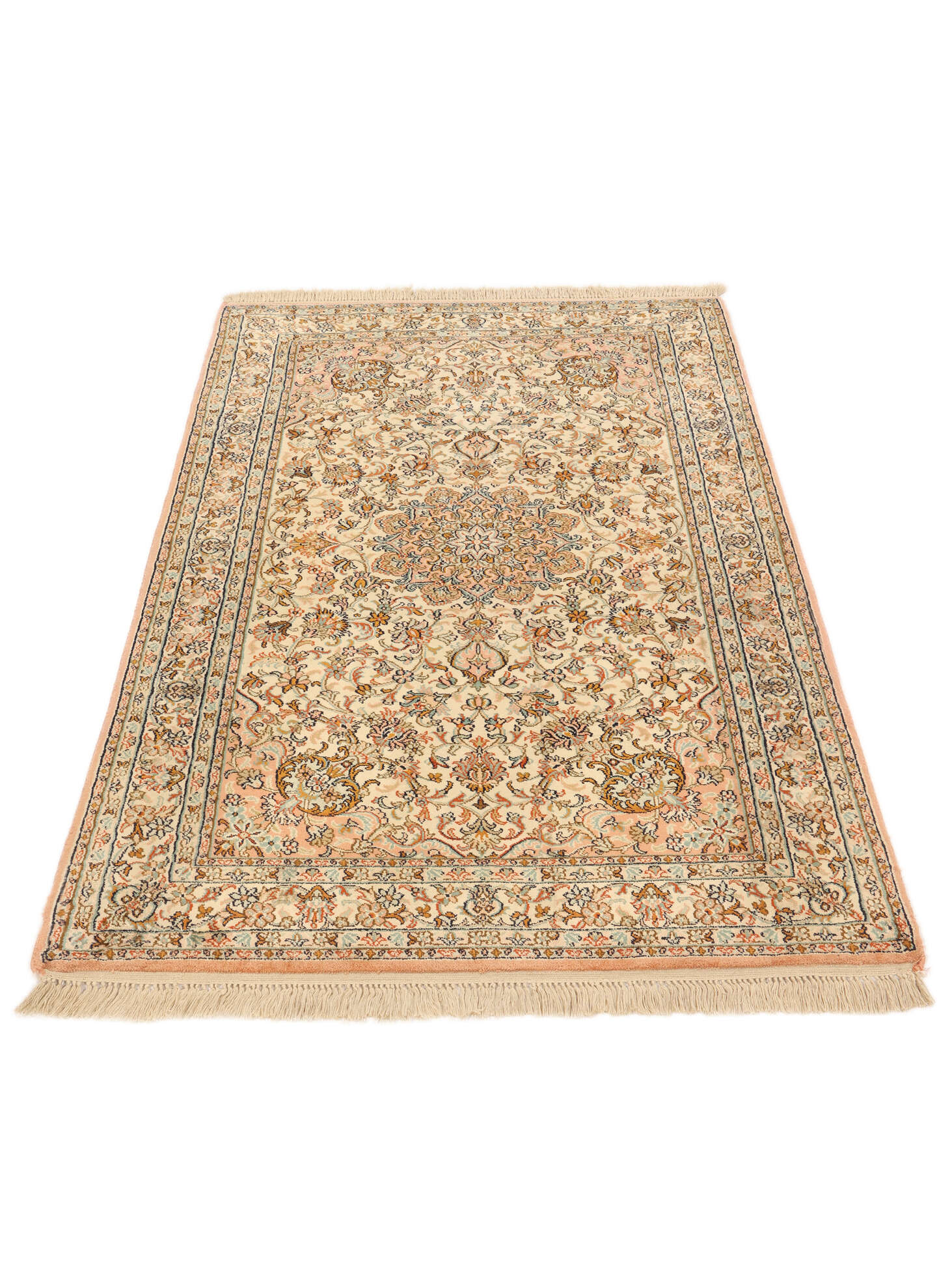 
    Kashmir pure silk 24 / 24 Quality - Brown - 77 x 125 cm
  