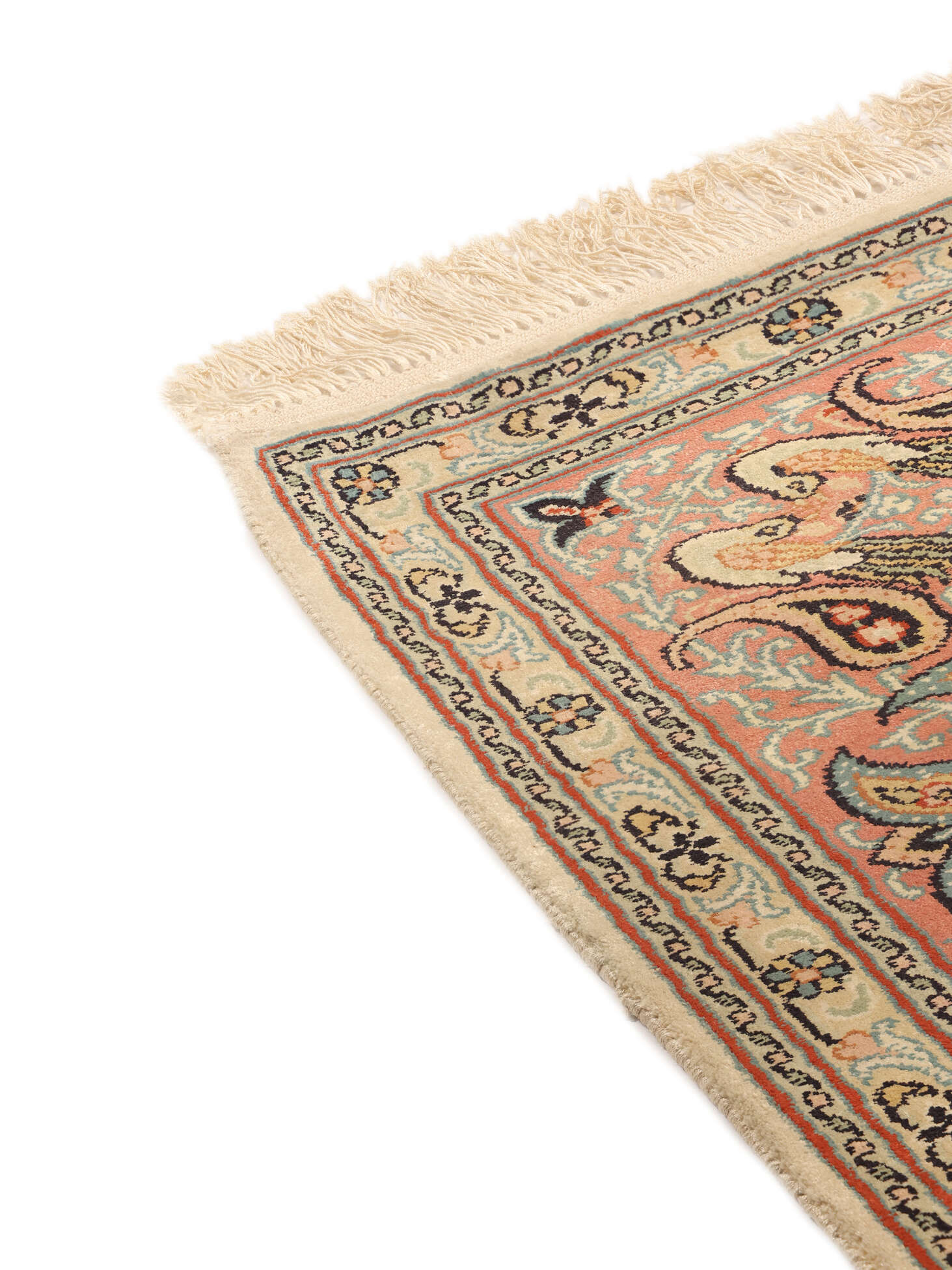 
    Kashmir pure silk 24 / 24 Quality - Brown - 126 x 184 cm
  