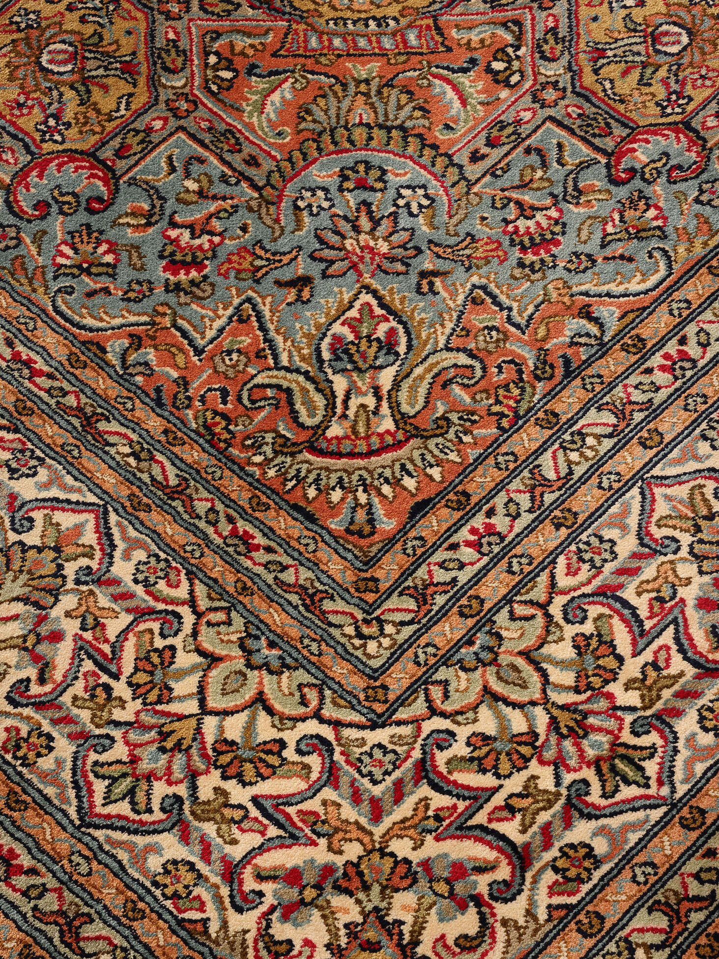 
    Kashmir pure silk - Brown - 171 x 245 cm
  