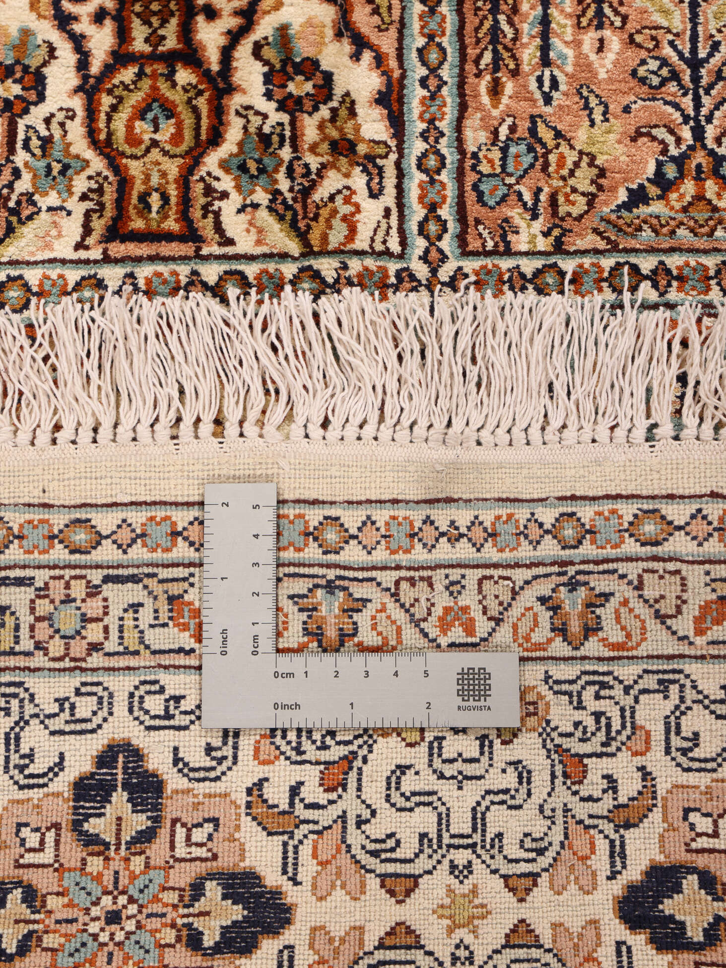 
    Kashmir pure silk - Brown - 128 x 184 cm
  
