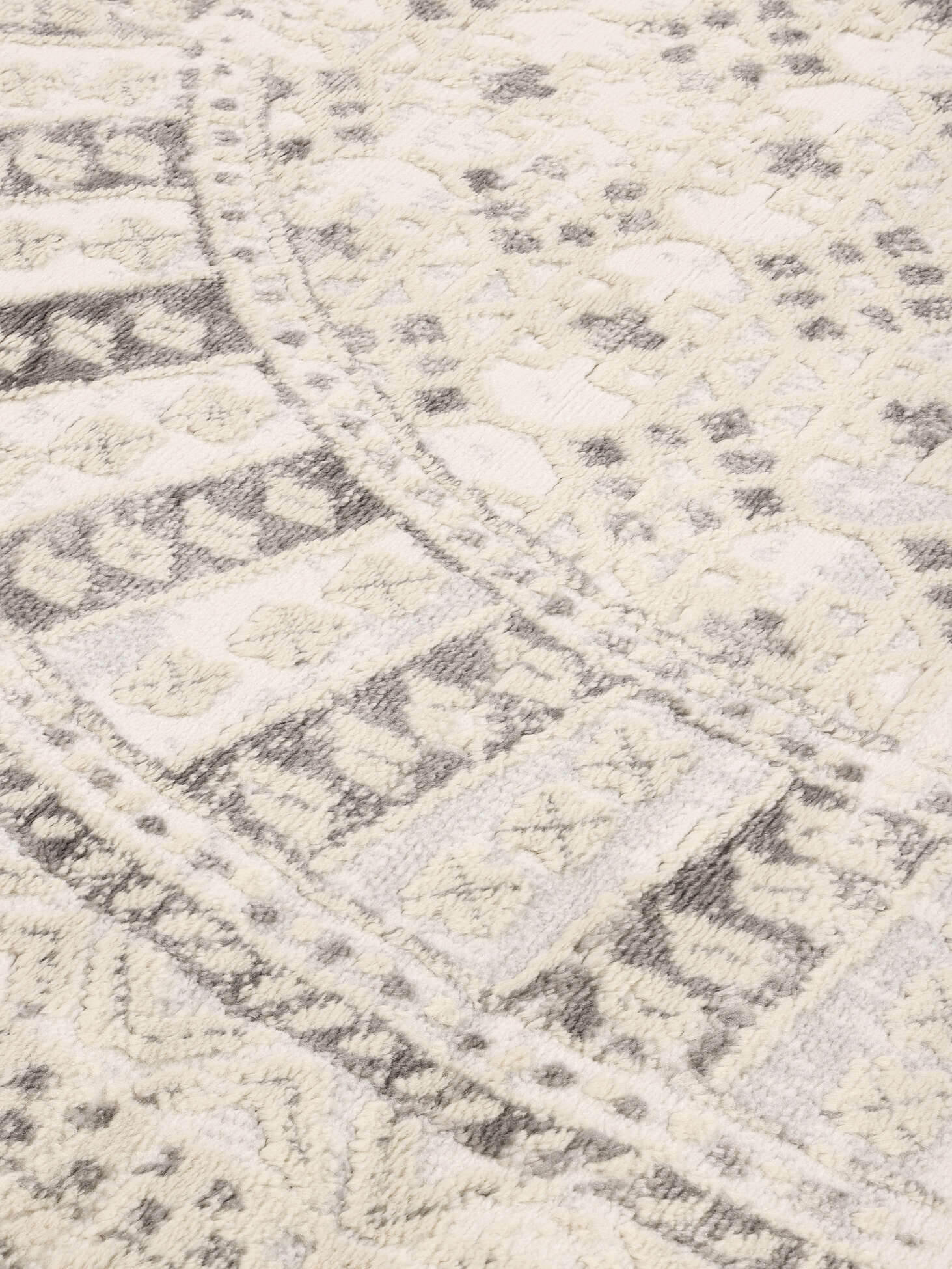 Tapis Moderne Venus RugVista - Rond 200 Cm, Poil Moyen, Beige/greige, Nettoyage à Sec, Salon/chambre