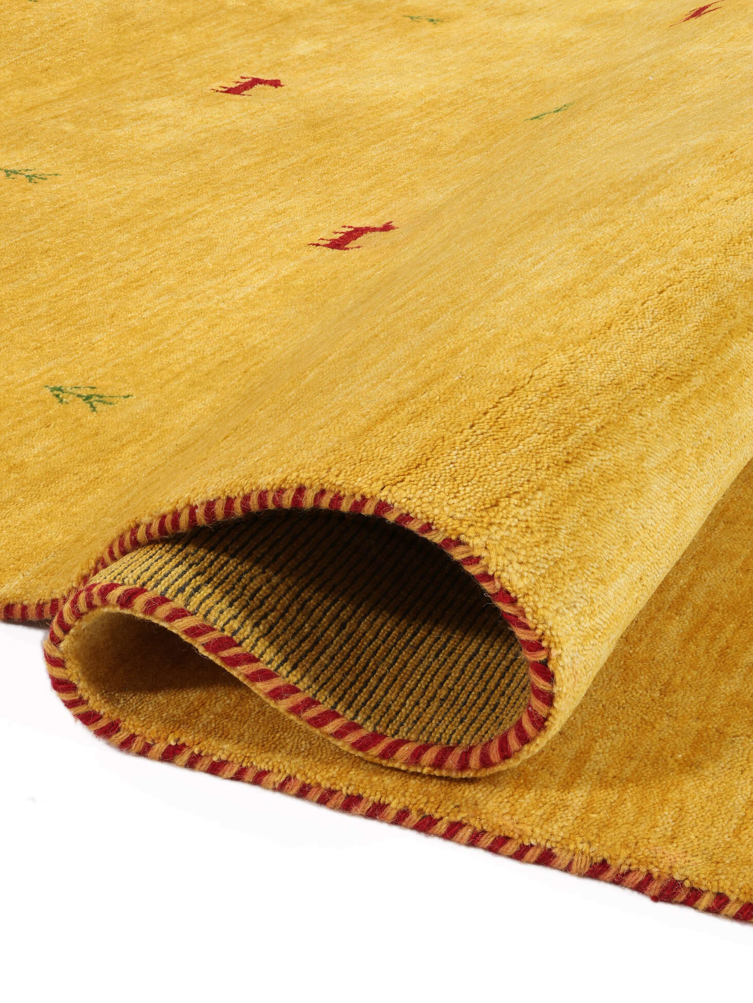 
    Gabbeh loom Two Lines - Yellow - 190 x 290 cm
  