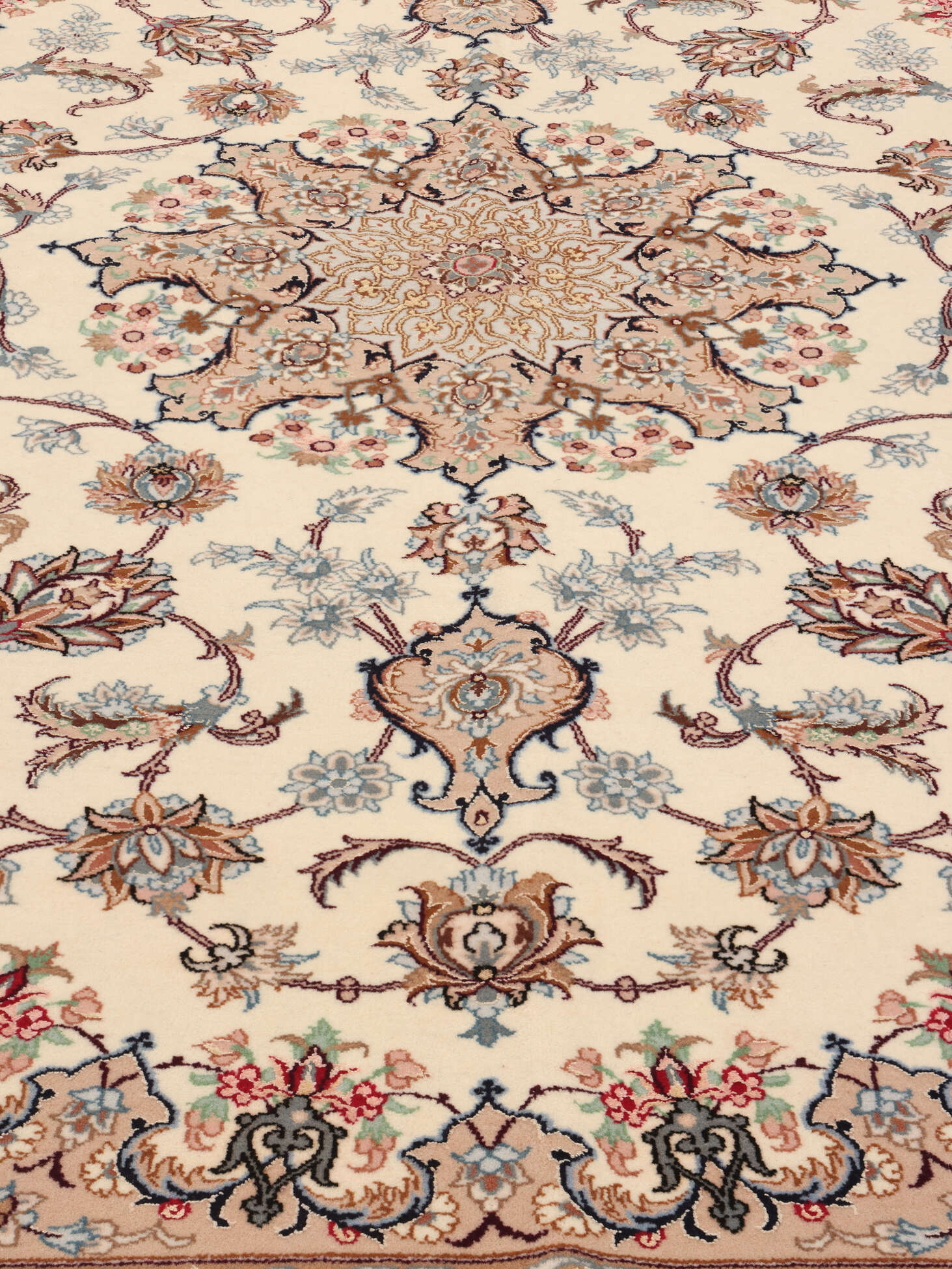 
    Isfahan silk warp - Brown - 160 x 235 cm
  