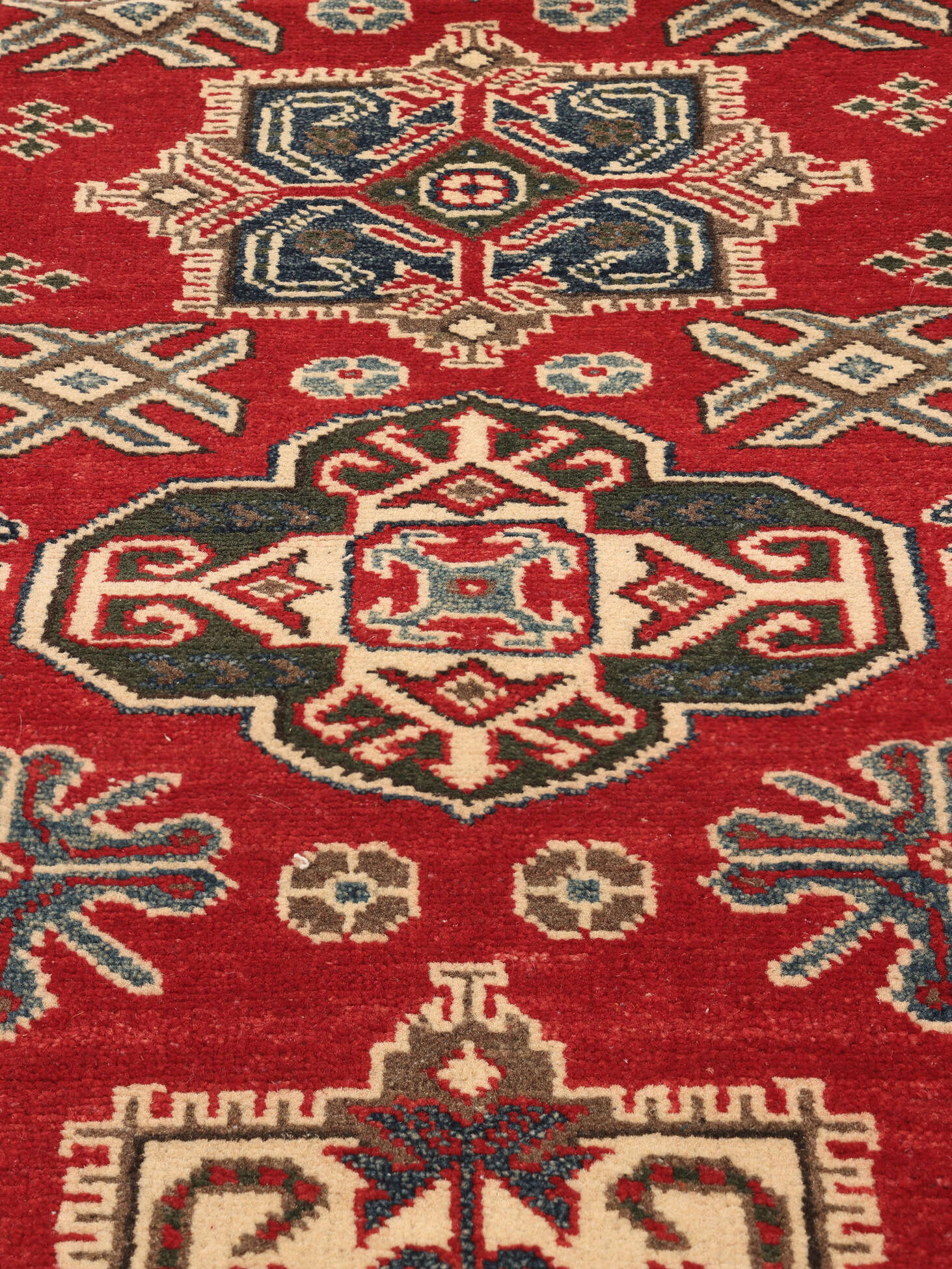 
    Kazak Fine - Dark red - 79 x 284 cm
  