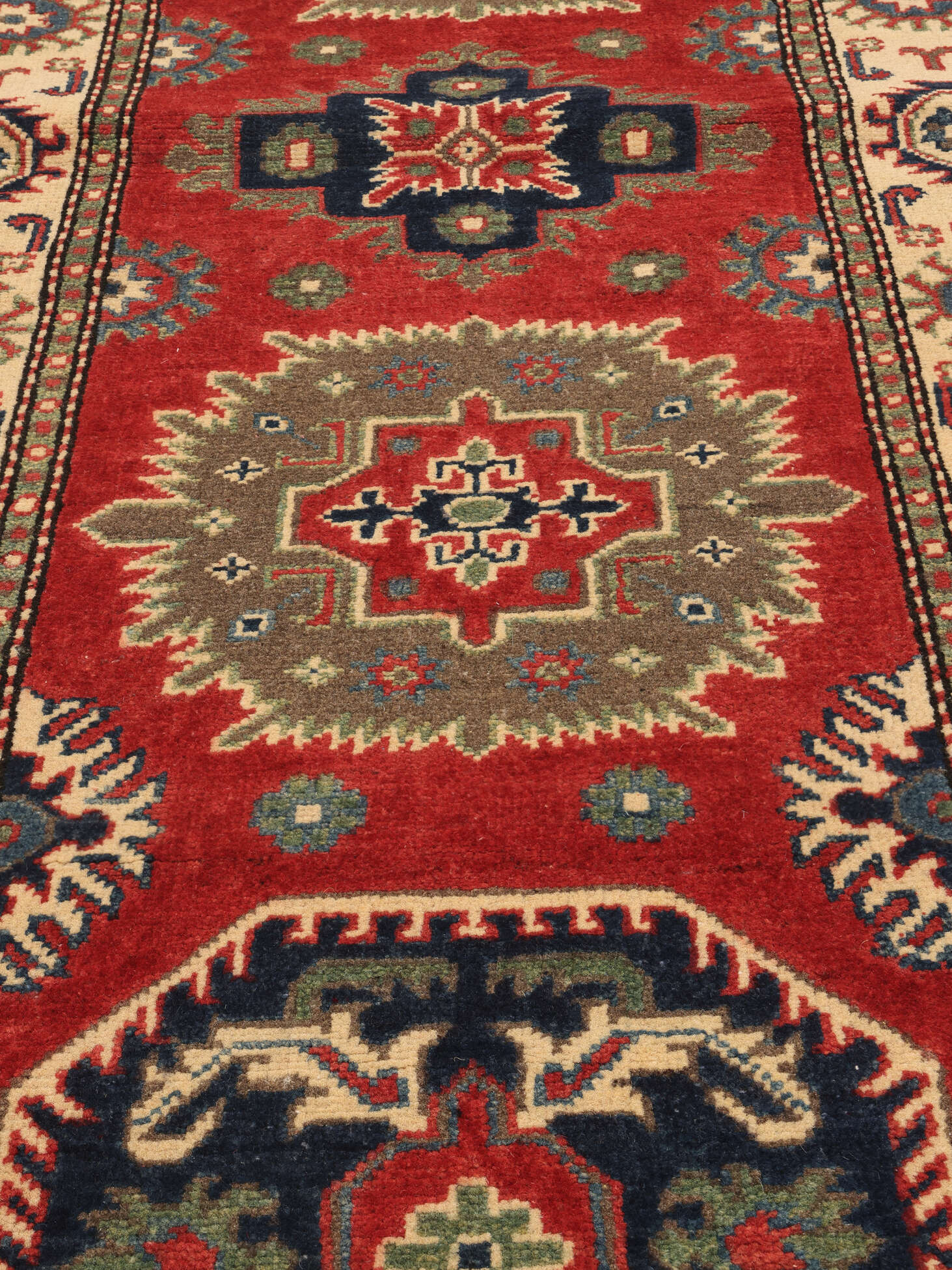 
    Kazak Fine - Dark red - 82 x 304 cm
  