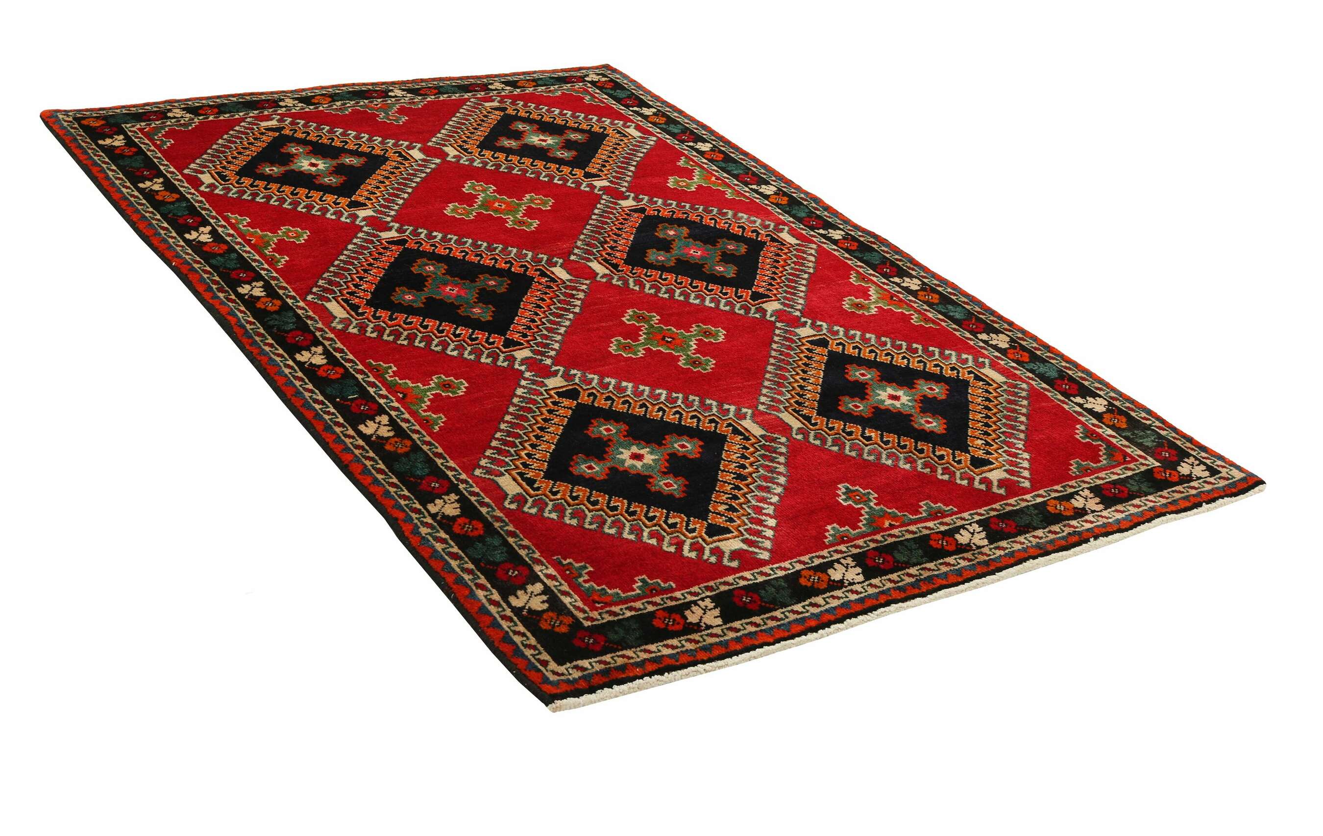 
    Qashqai - Dark red - 123 x 186 cm
  