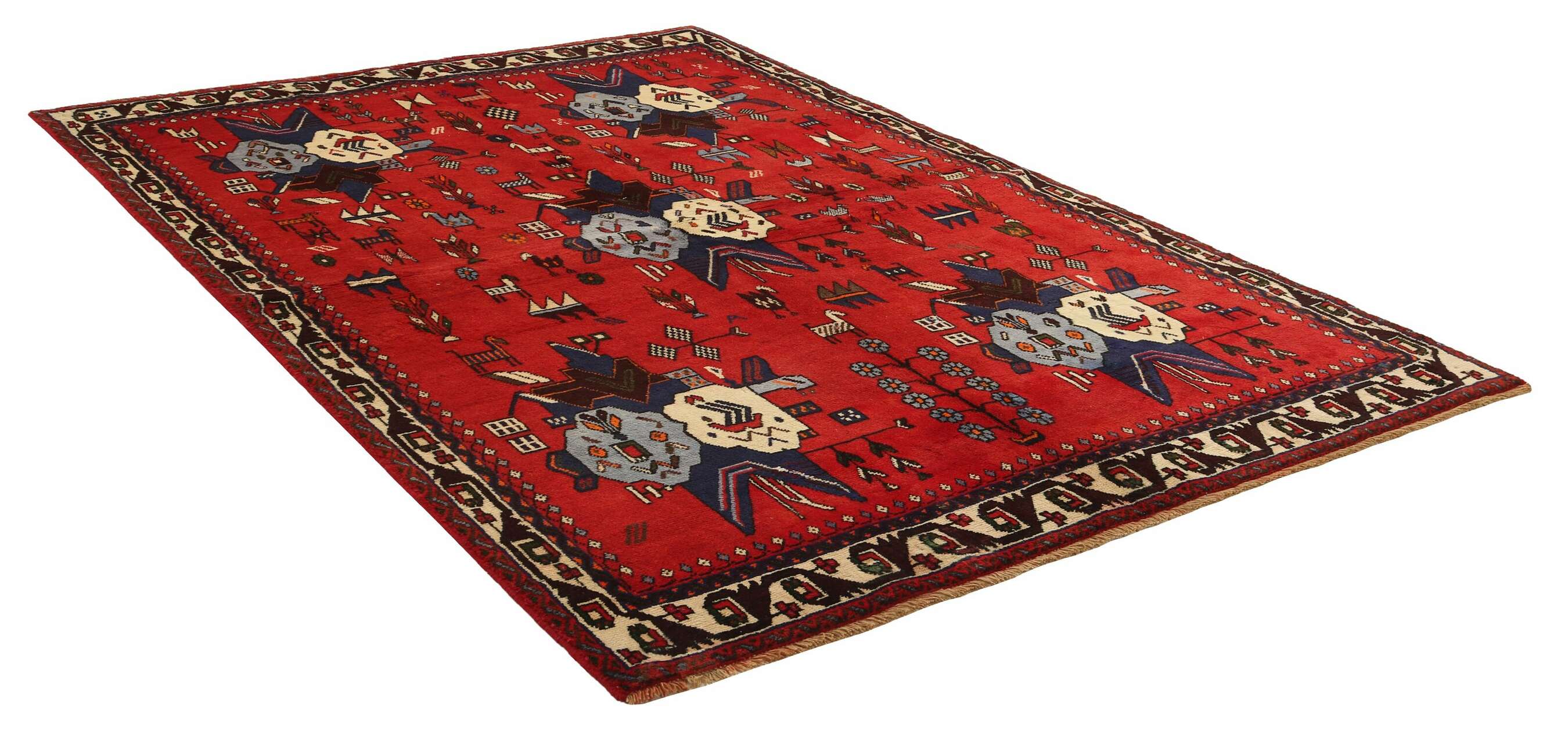 
    Afshar - Dark red - 165 x 230 cm
  