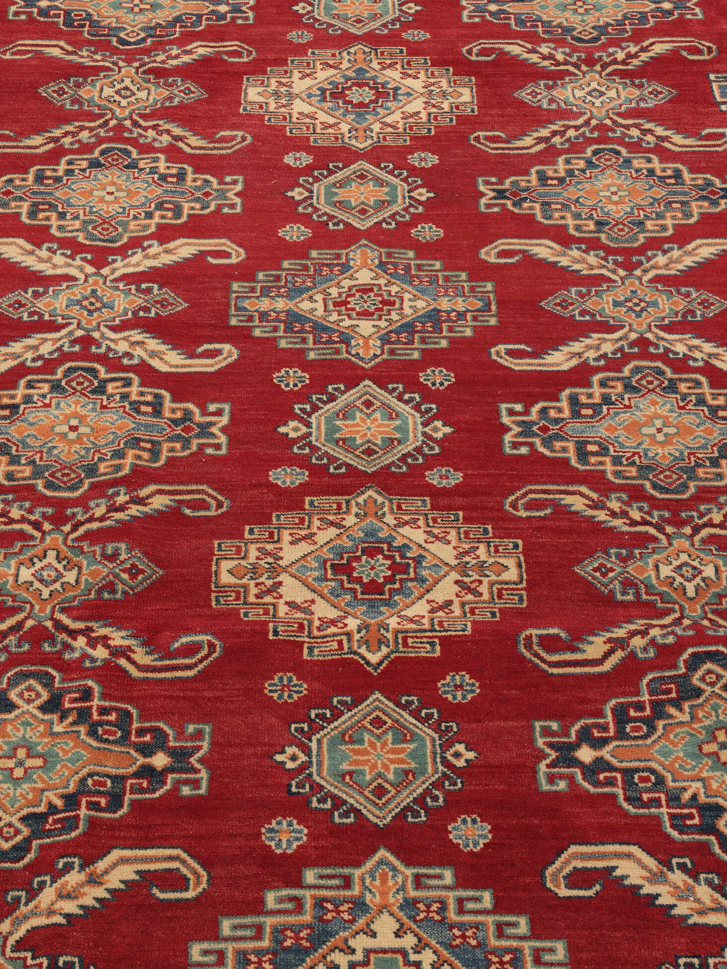 
    Kazak Fine - Dark red - 253 x 359 cm
  