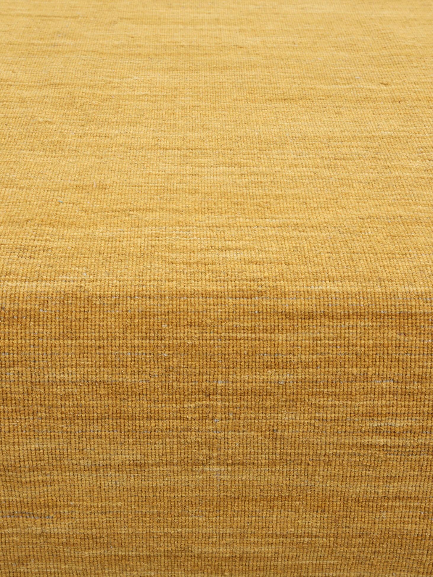 Kilim Loom Yellow Round 200 Cm Wool Rug Rugvista