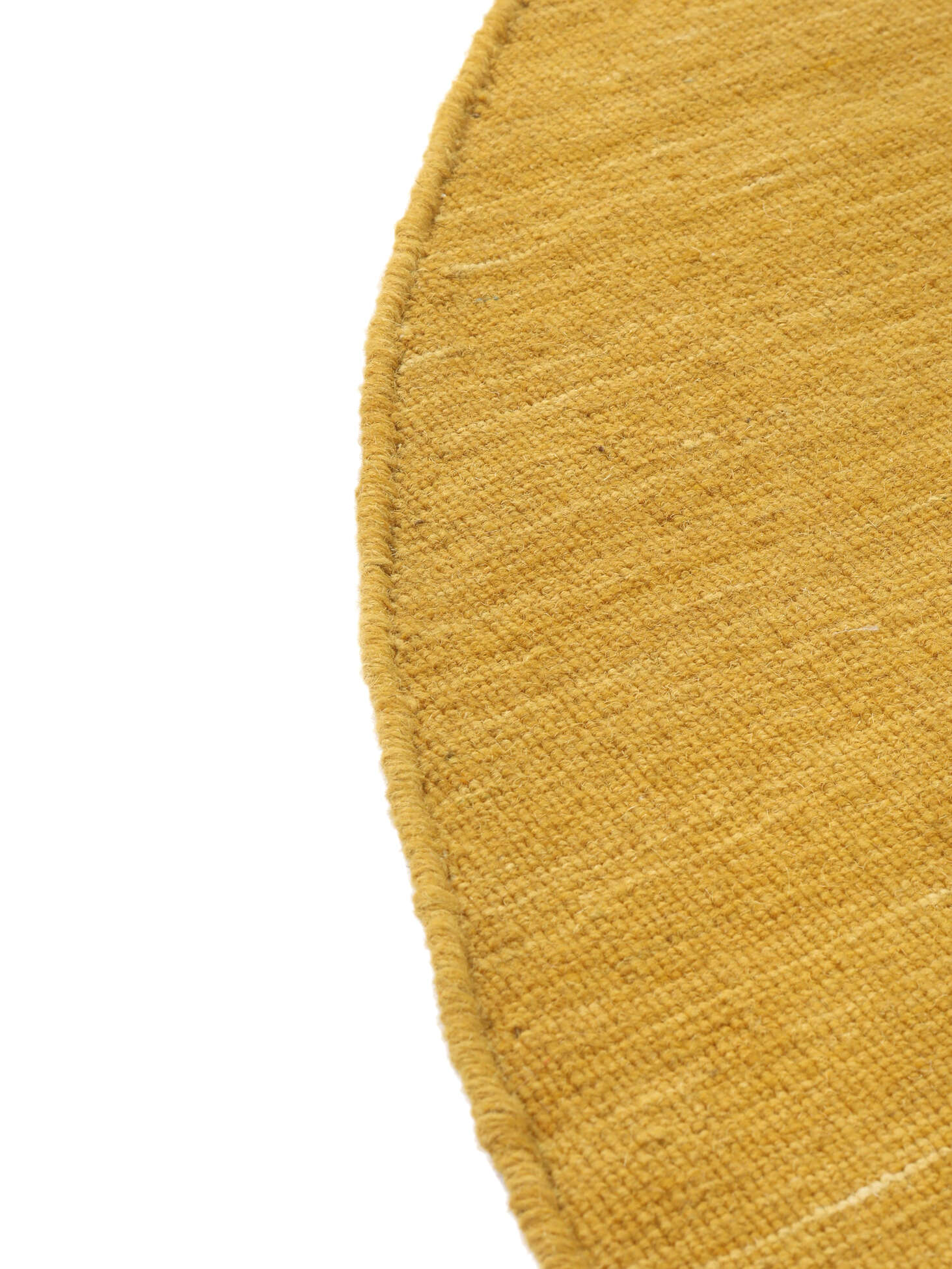 Kelim Loom Geel Rond 200 Cm Wol Vloerkleed Rugvista kelim-loom-geel-rond-200-cm-wol-vloerkleed-rugvista