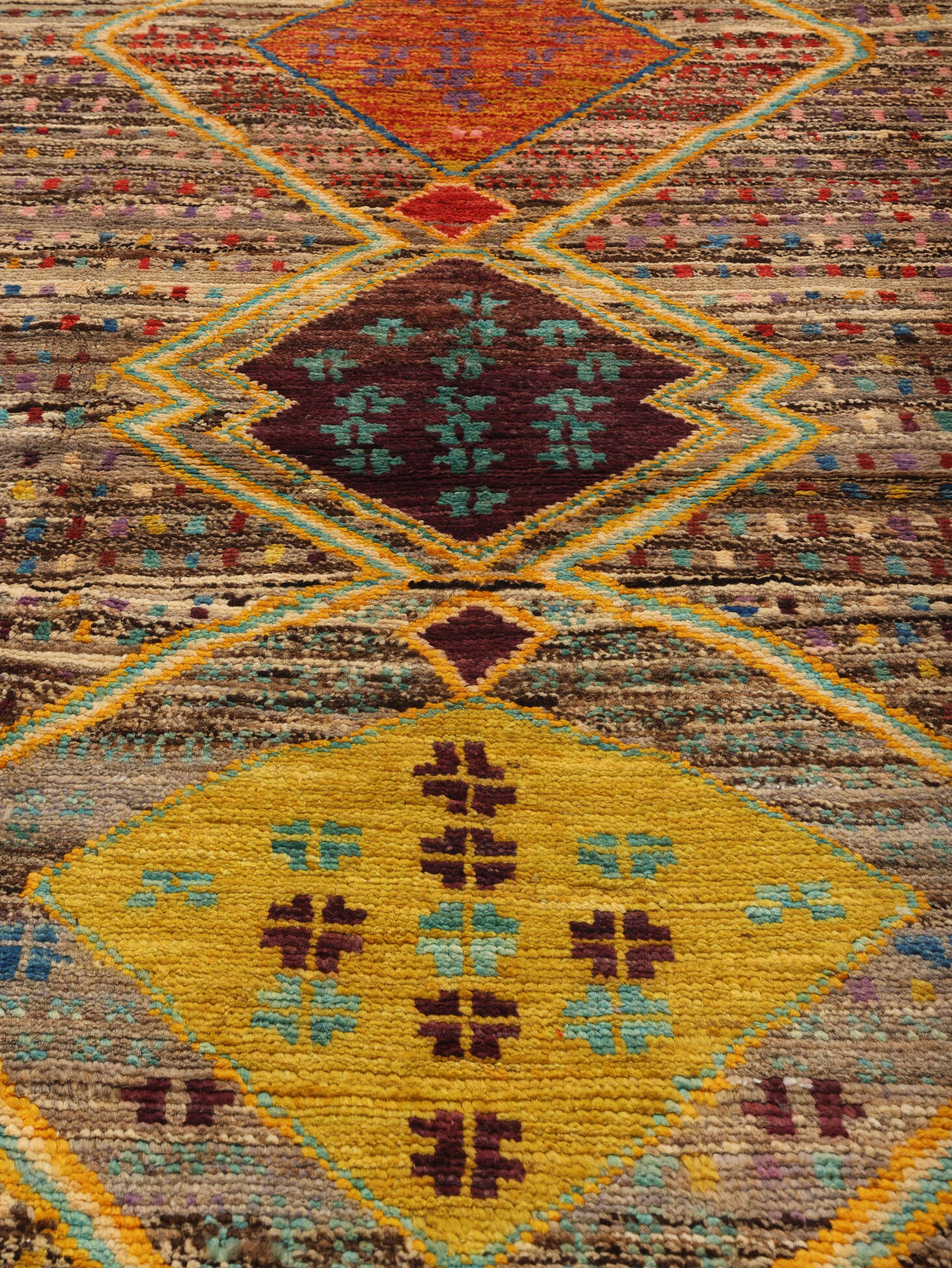 
    Moroccan Berber - Afghanistan - Brown - 110 x 188 cm
  