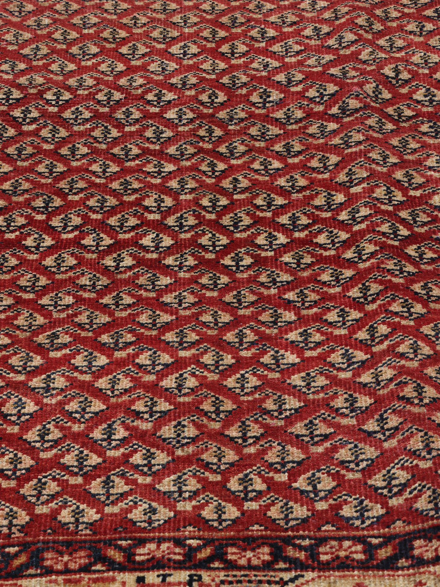 
    Sarouk Patina - Dark red - 132 x 215 cm
  