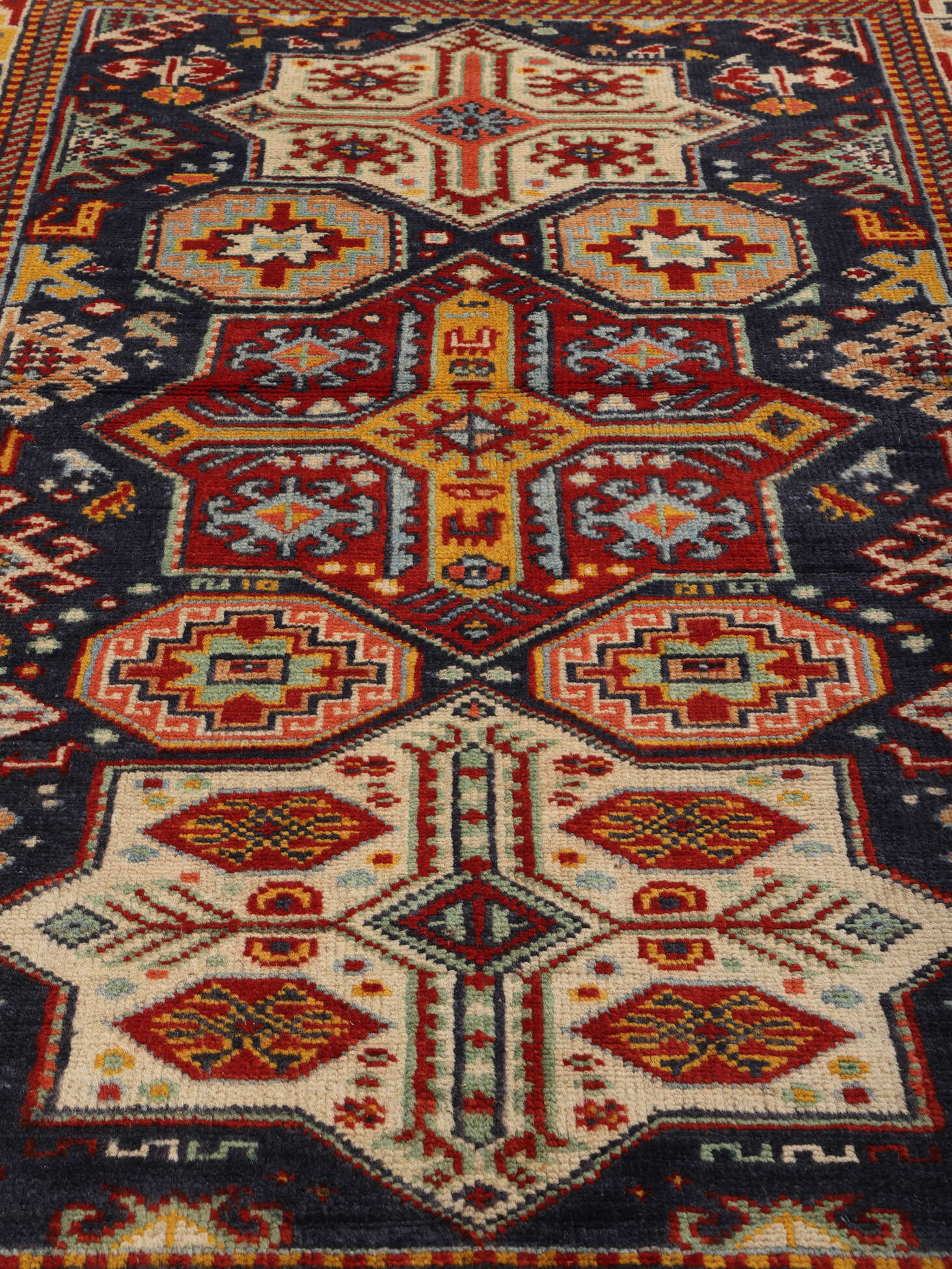 
    Kazak Fine - Dark red - 97 x 149 cm
  