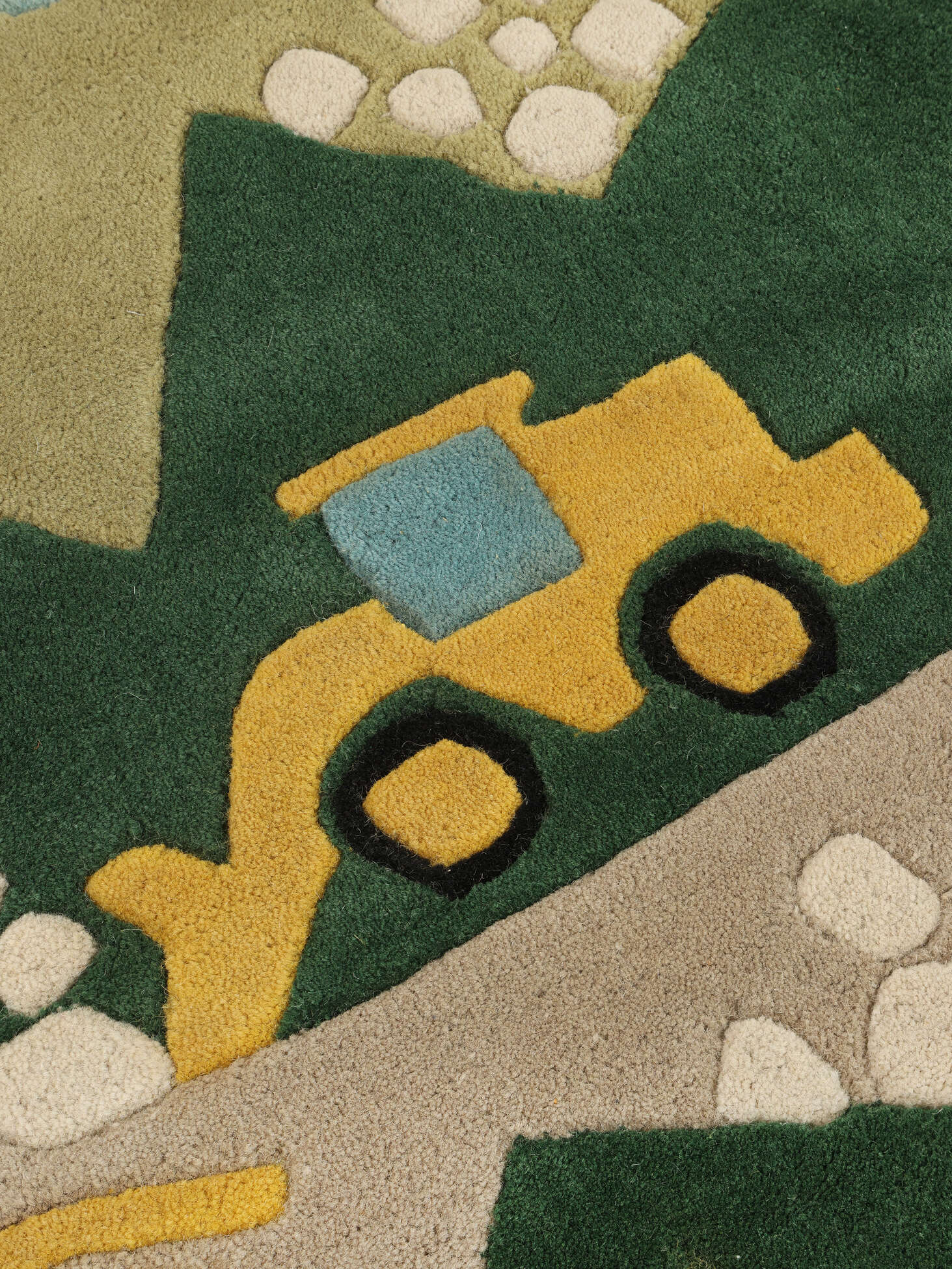 
    Bulldozer - Green / Yellow - Ø 100 cm
  
