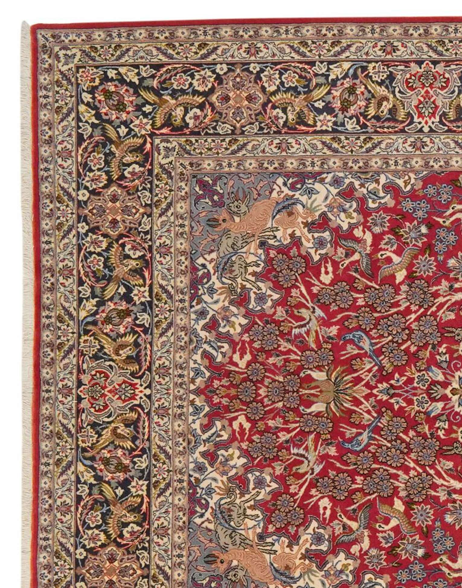 
    Isfahan silk warp - Brown - 160 x 240 cm
  