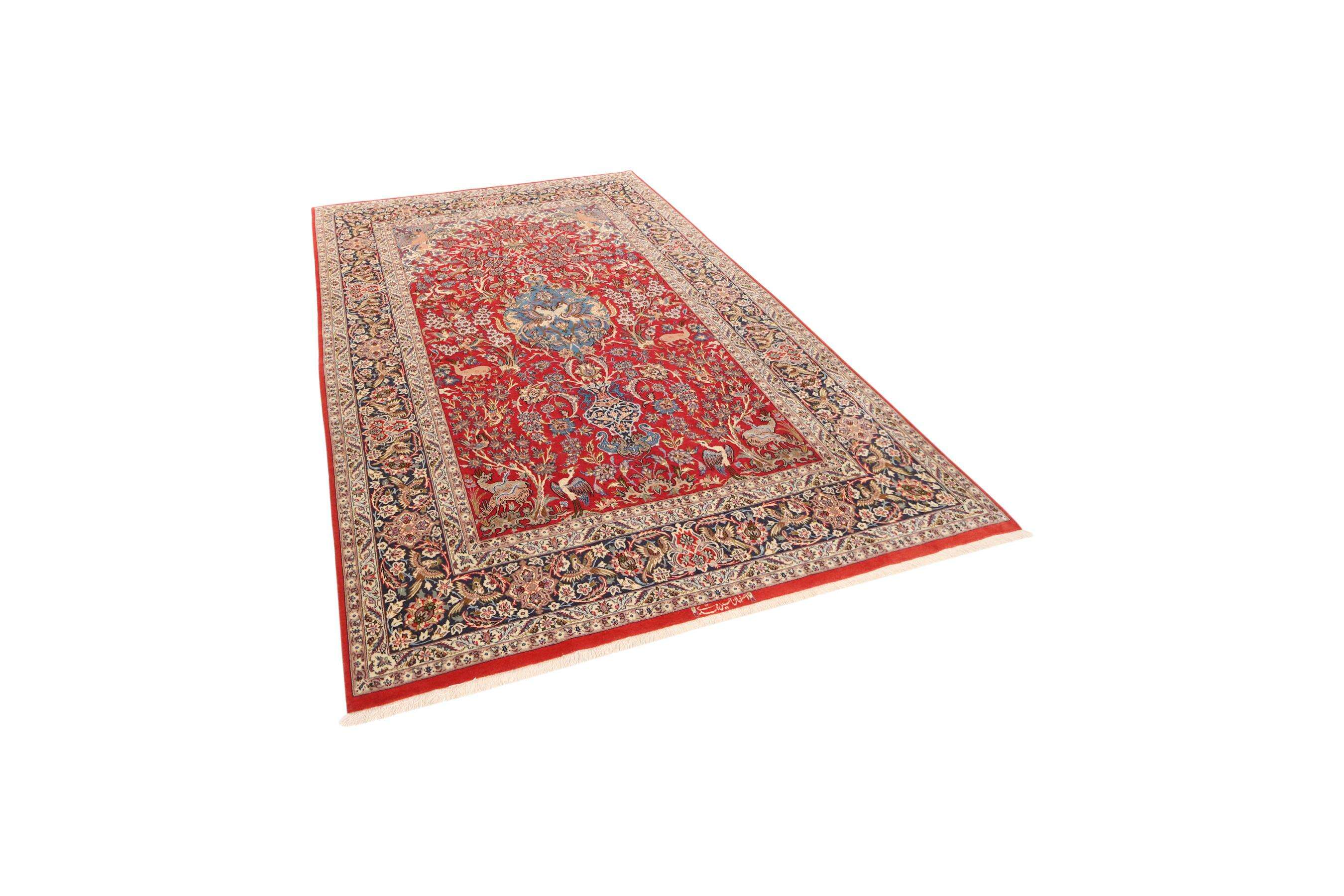 
    Isfahan silk warp - Brown - 160 x 240 cm
  
