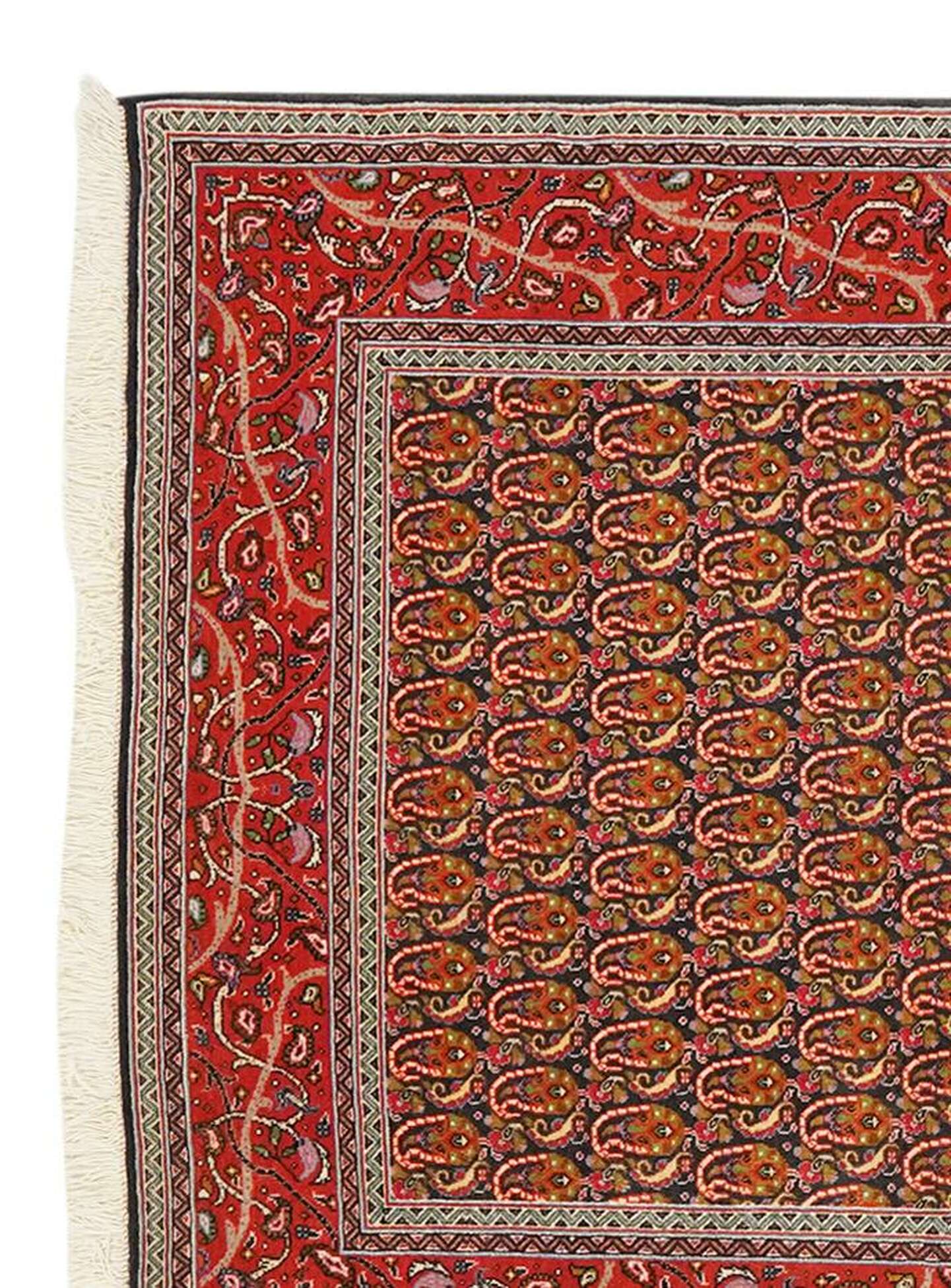 
    Tabriz 50 Raj - Dark red - 103 x 147 cm
  