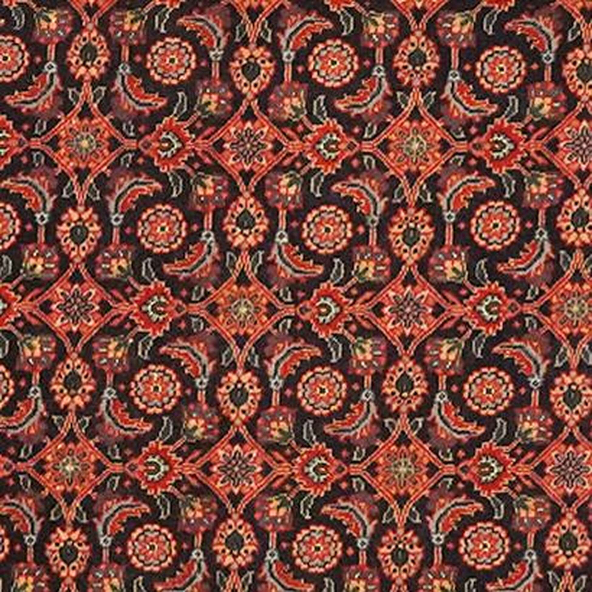 
    Tabriz 50 Raj - Dark red - 65 x 194 cm
  