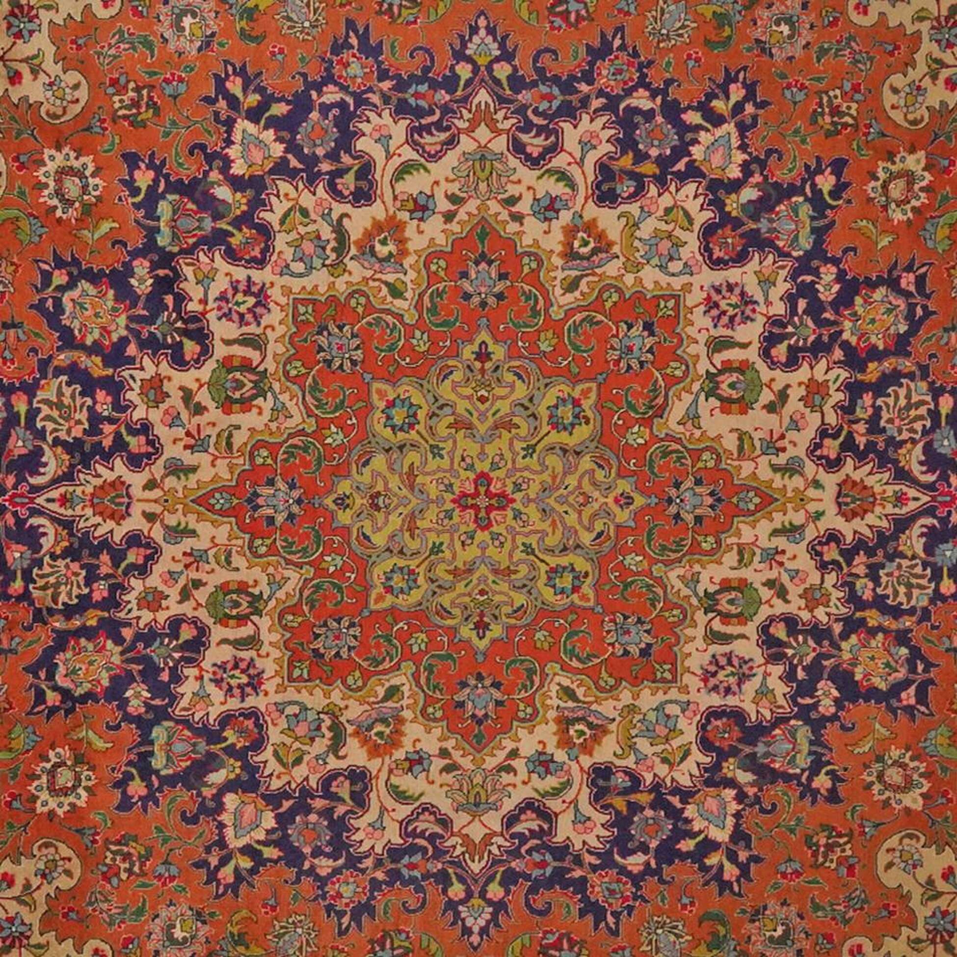 
    Tabriz 50 Raj - Brown - 255 x 350 cm
  