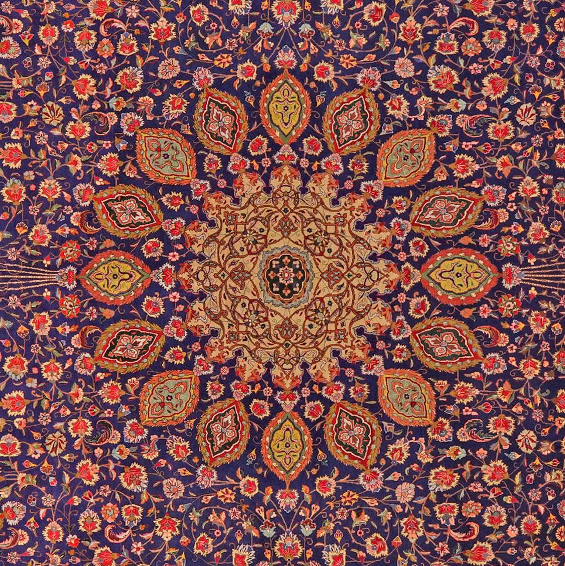 
    Tabriz 50 Raj - Dark red - 287 x 400 cm
  