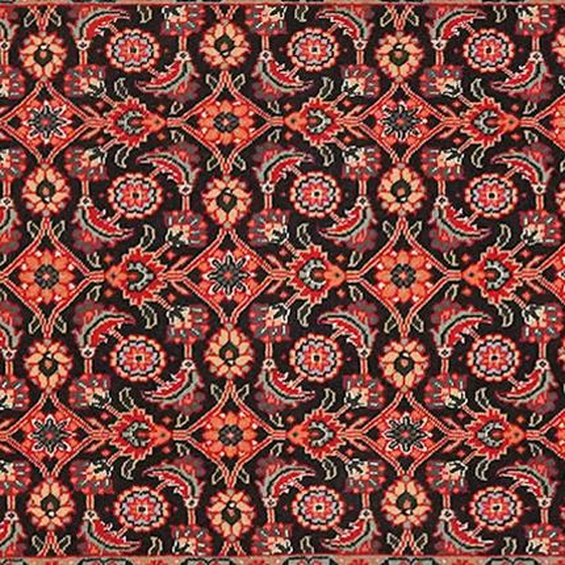 
    Tabriz 50 Raj - Dark red - 63 x 203 cm
  