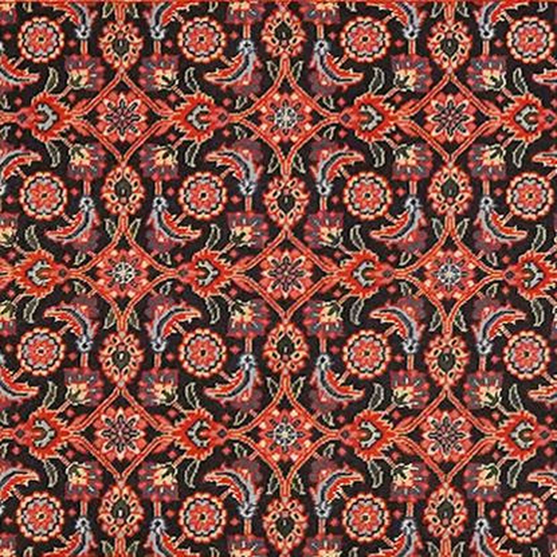 
    Tabriz 50 Raj - Dark red - 65 x 199 cm
  