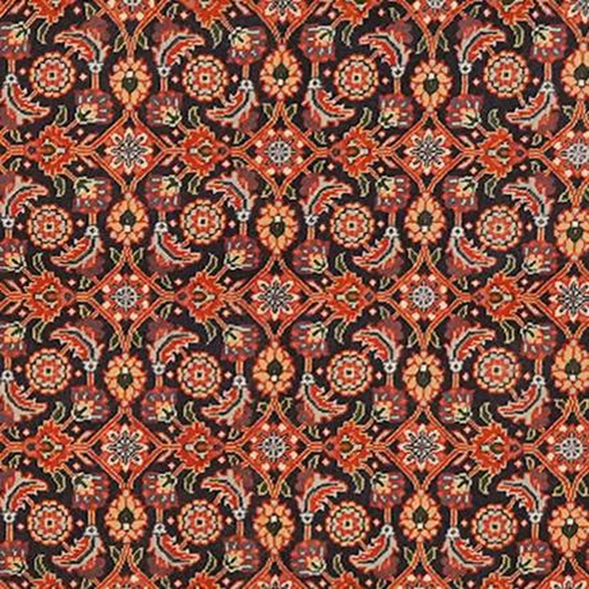 
    Tabriz 50 Raj - Dark red - 61 x 199 cm
  