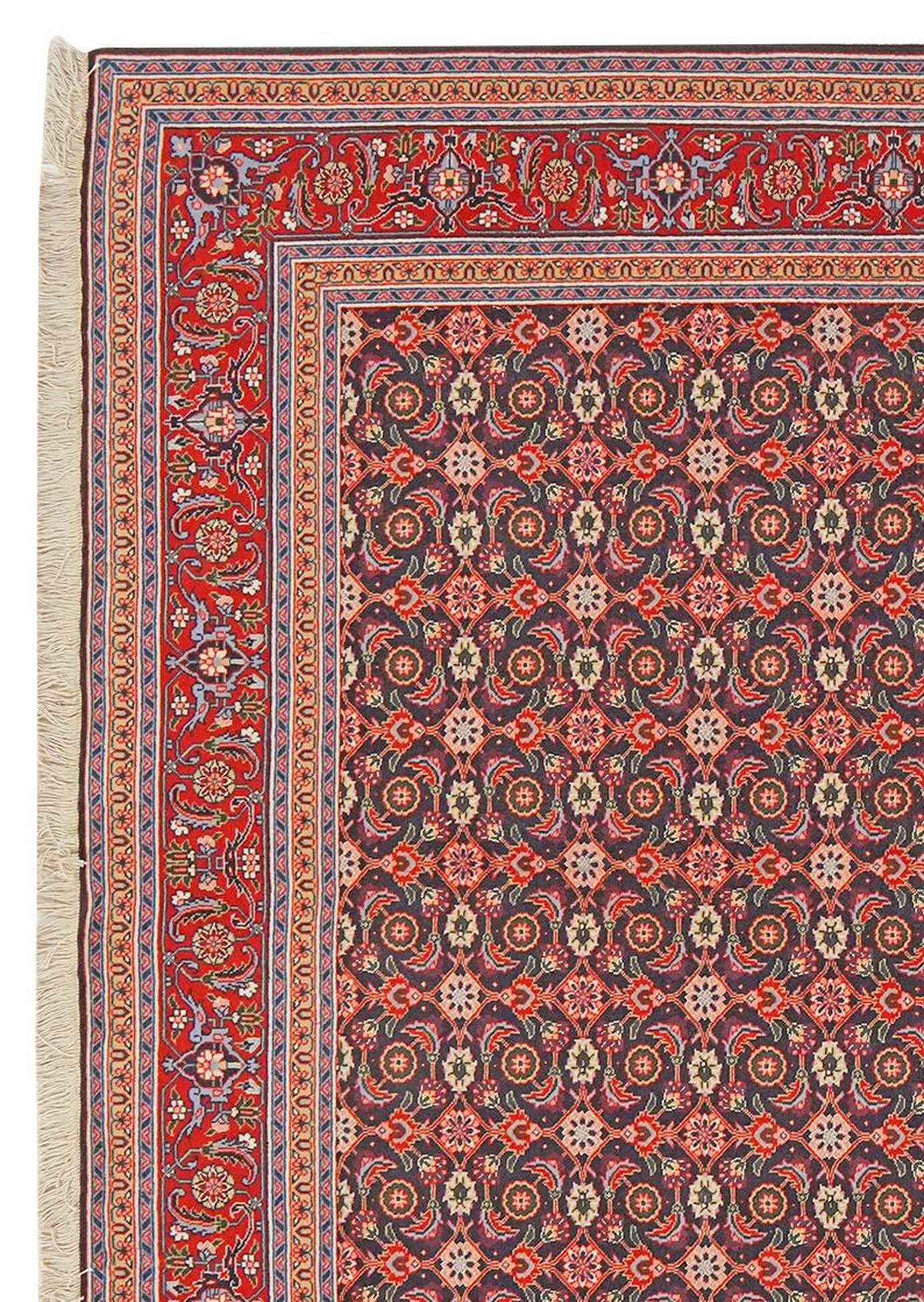 
    Tabriz 50 Raj - Dark red - 147 x 190 cm
  