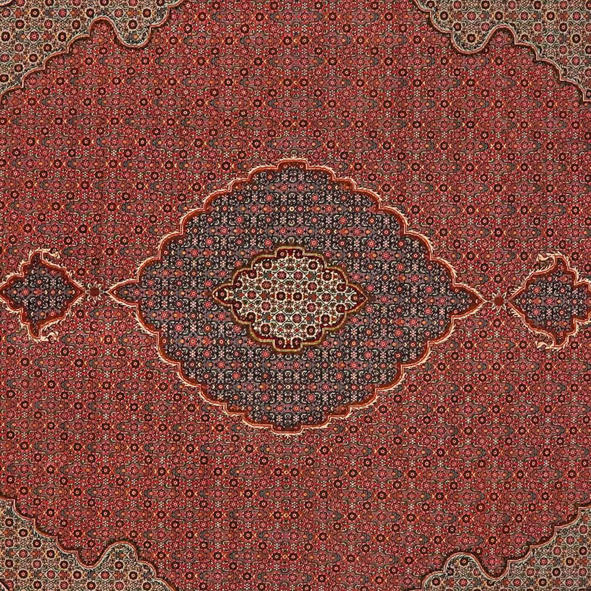 
    Tabriz 50 Raj - Dark red - 202 x 285 cm
  