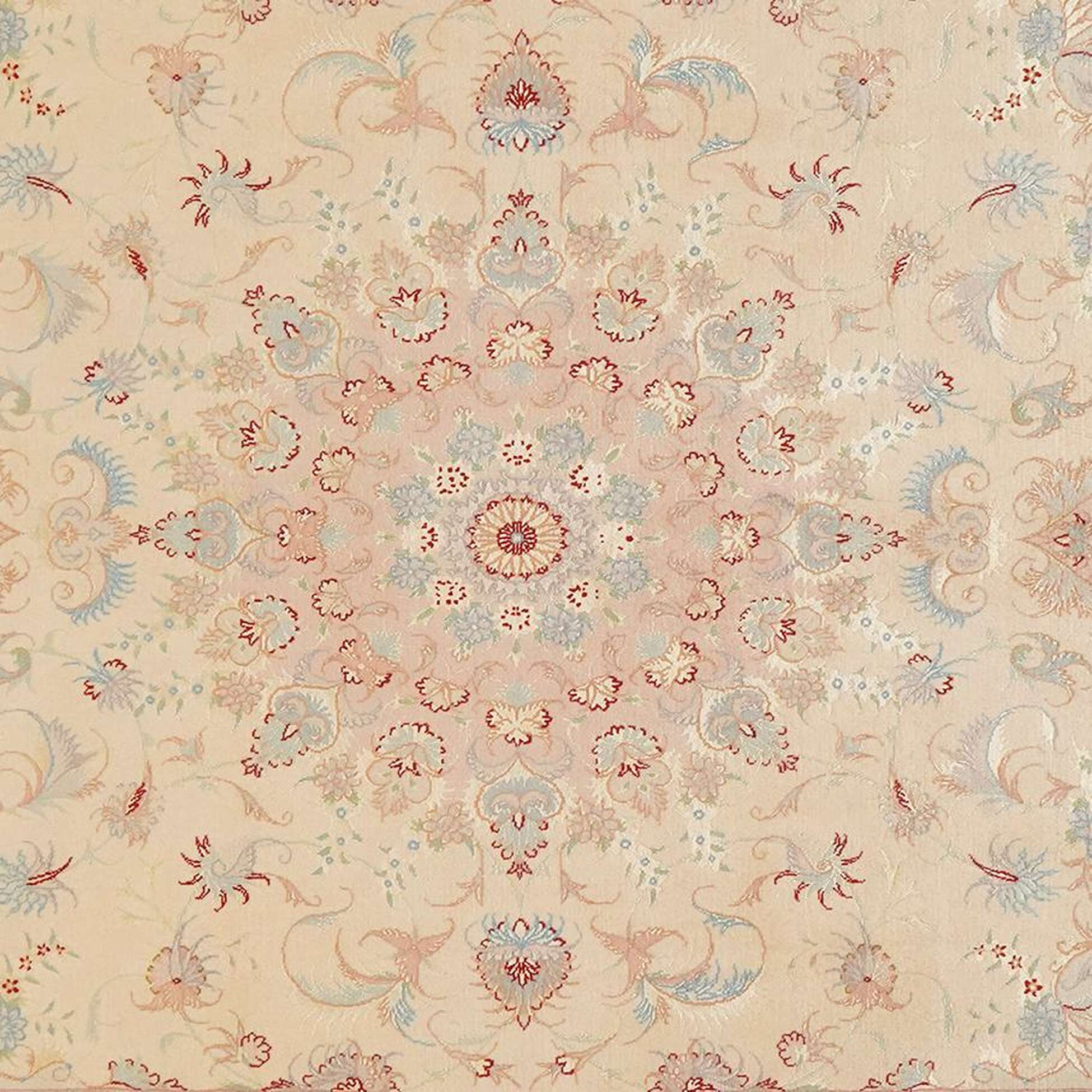 
    Tabriz 50 Raj with silk - Orange - 147 x 213 cm
  