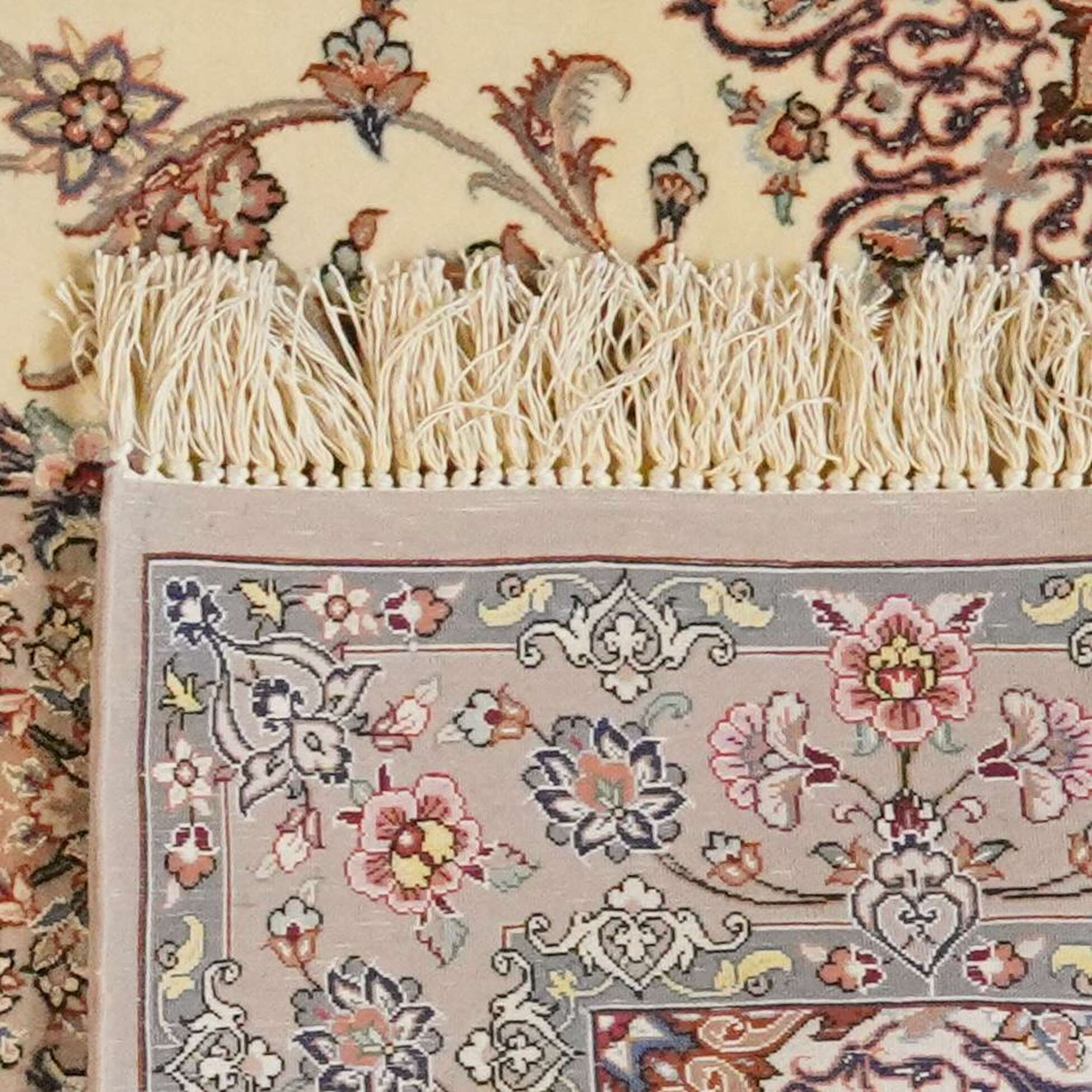 
    Isfahan silk warp - Brown - 82 x 217 cm
  