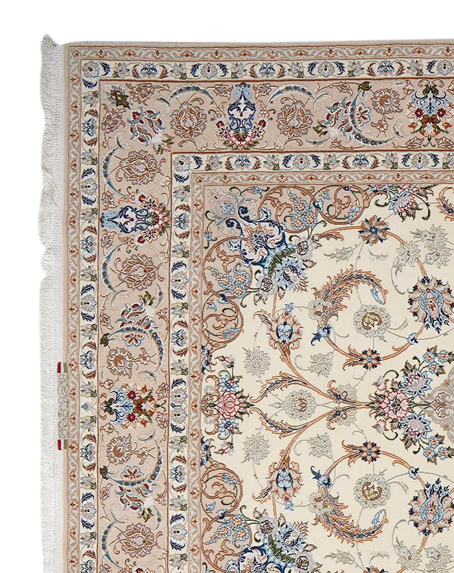 
    Isfahan silk warp - Brown - 155 x 239 cm
  