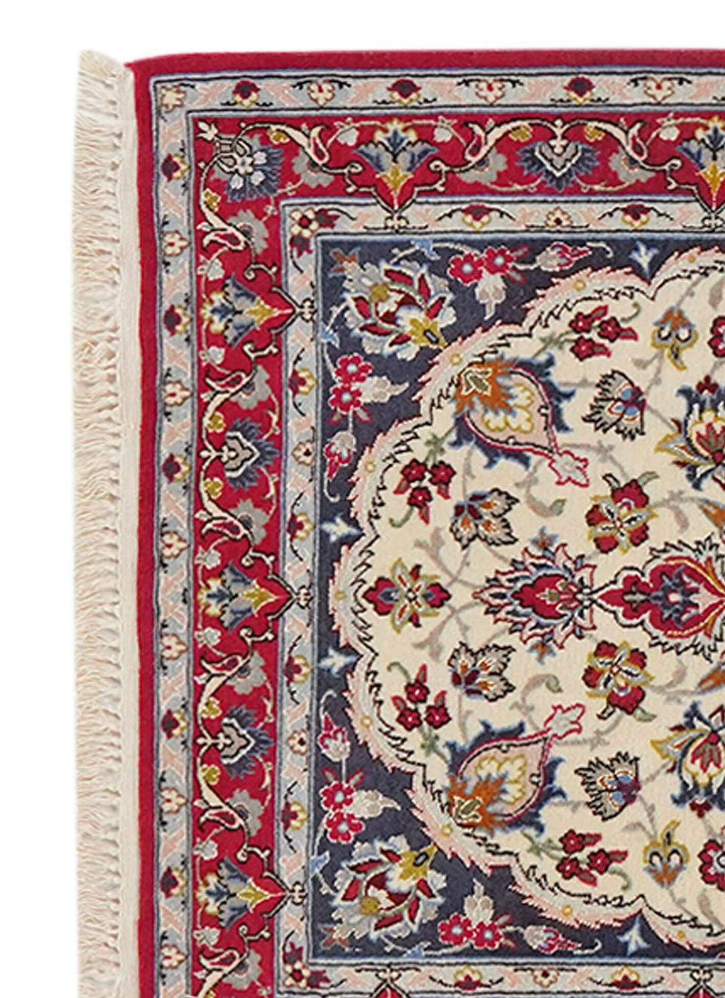 
    Isfahan silk warp - Beige - 71 x 111 cm
  