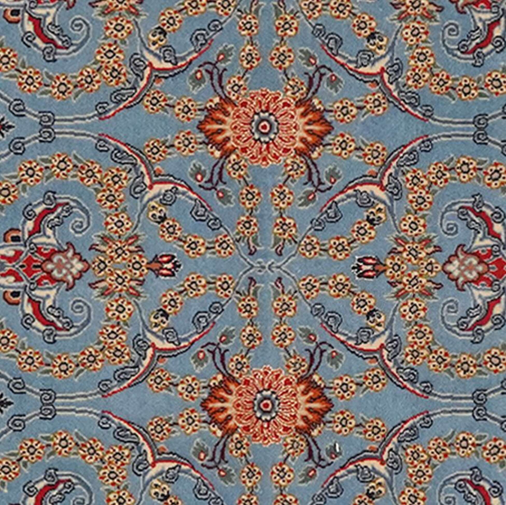 
    Isfahan silk warp - Dark red - 80 x 117 cm
  
