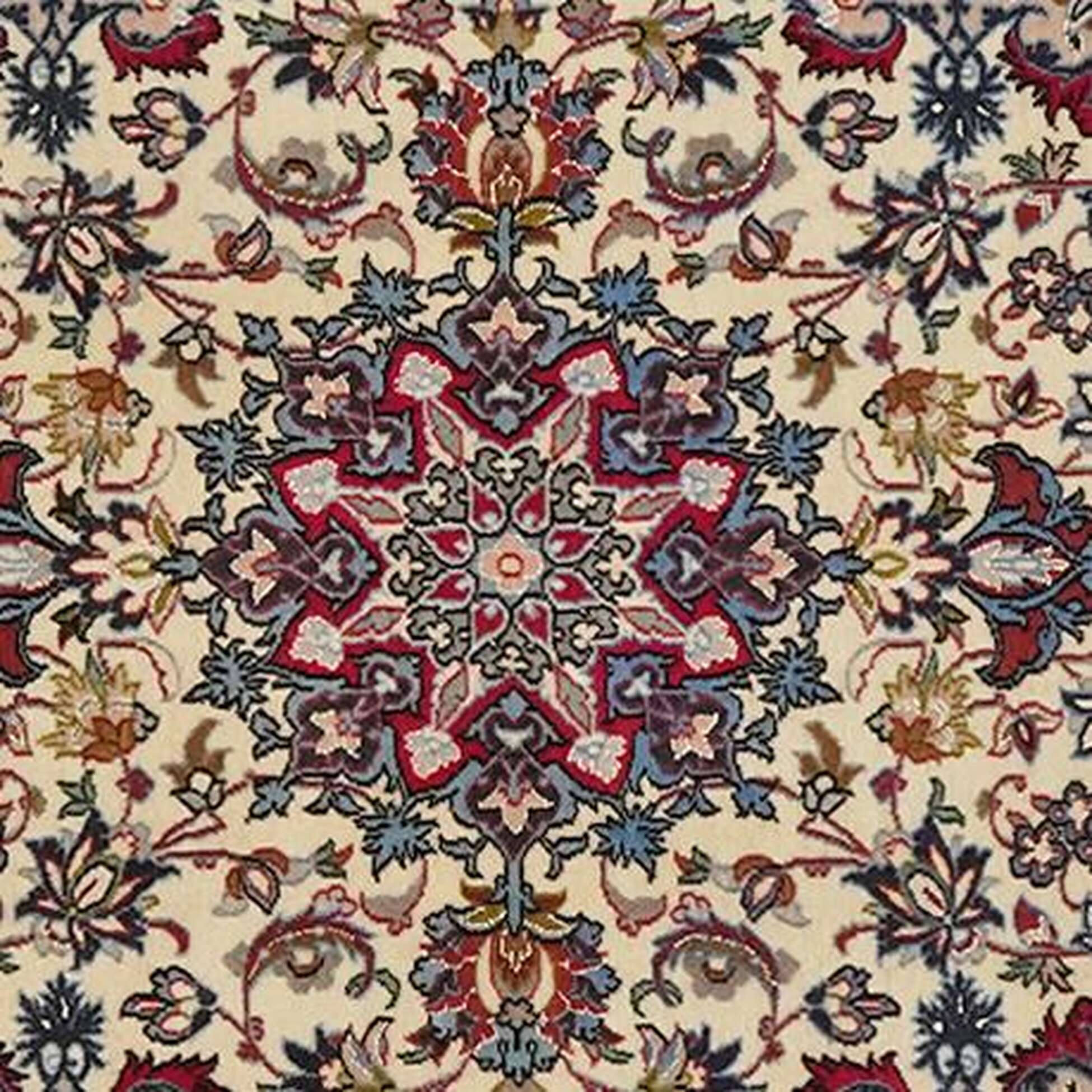 
    Isfahan silk warp - Brown - 73 x 111 cm
  
