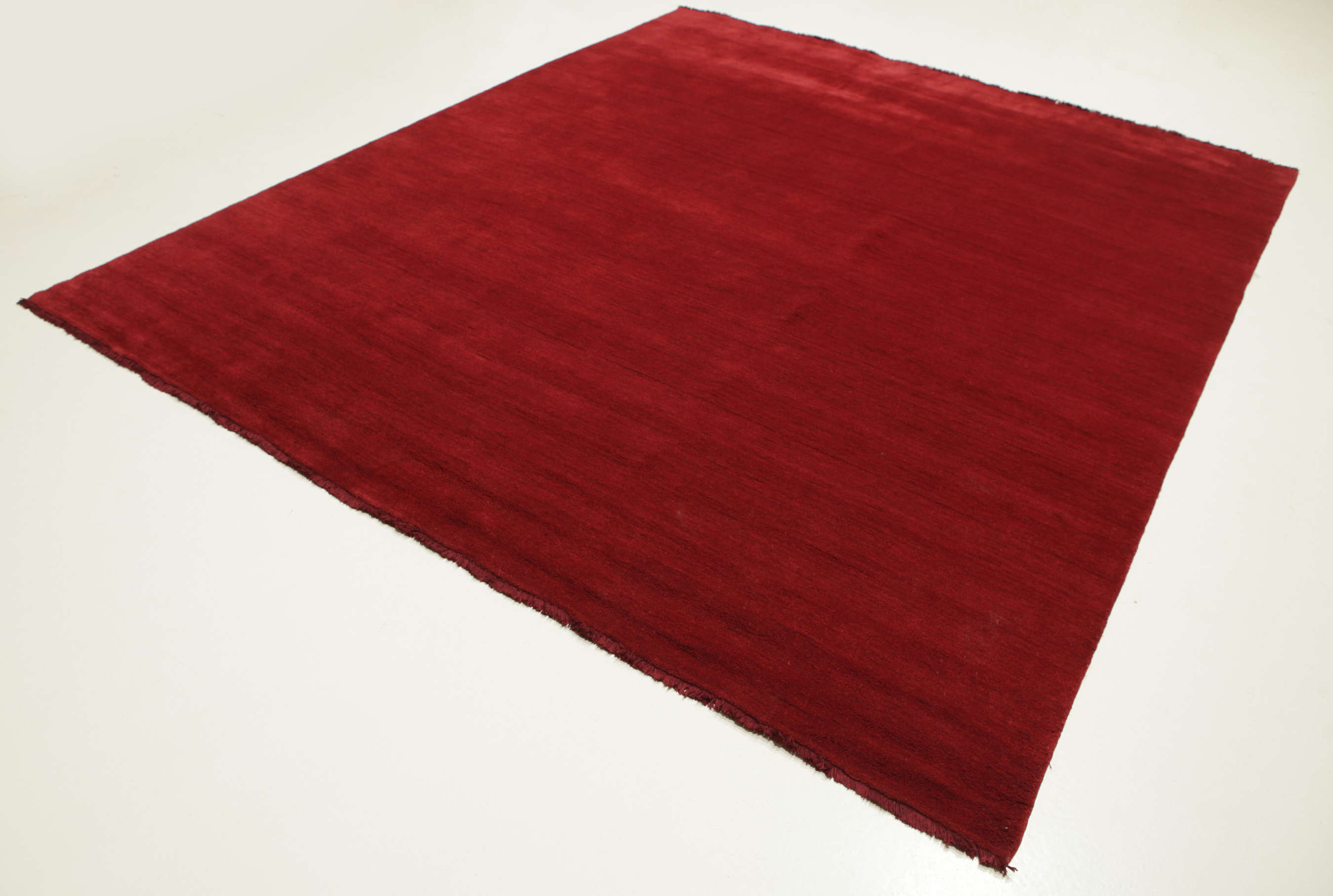 
    Handloom fringes - Dark red - 250 x 300 cm
  