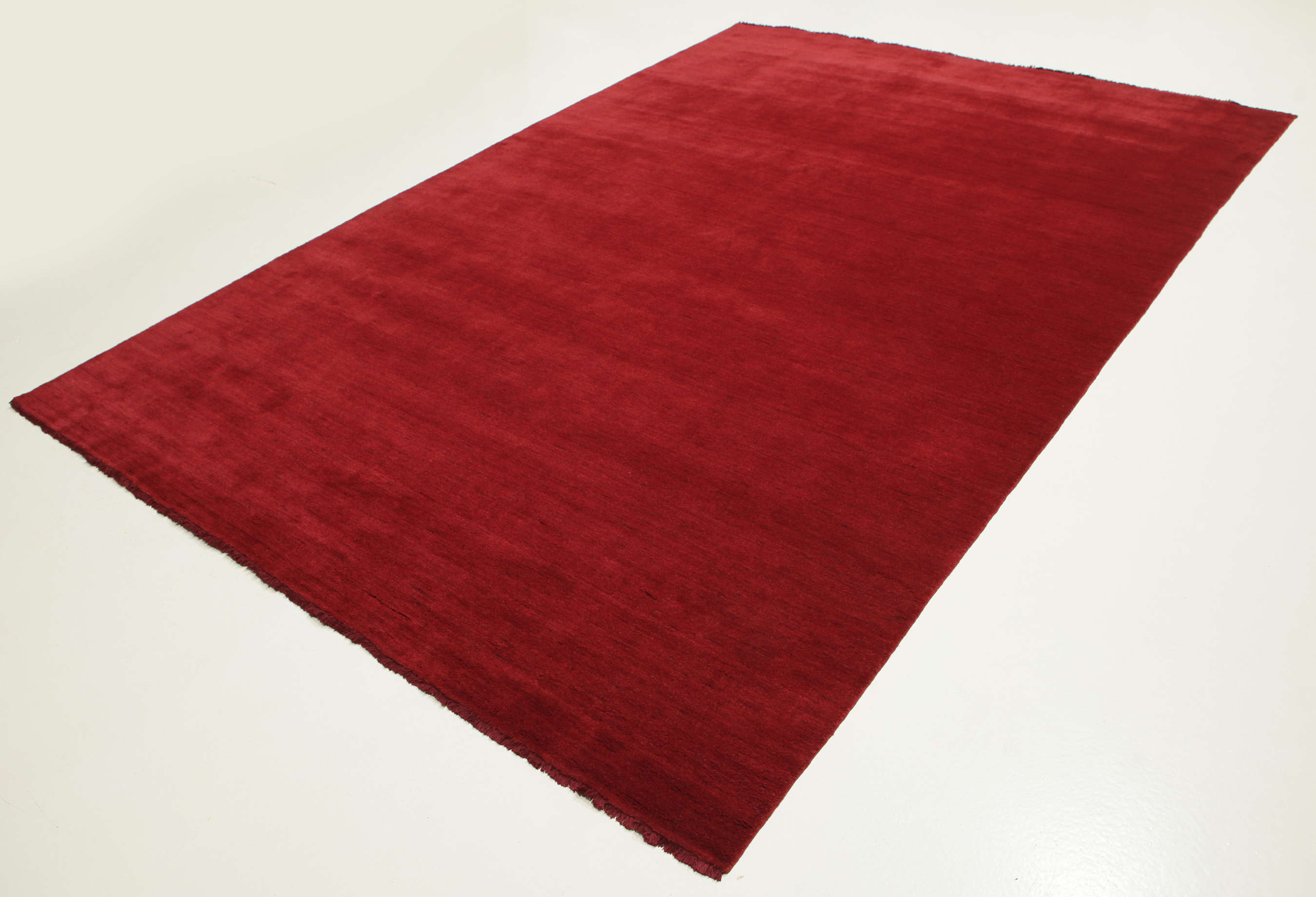 
    Handloom fringes - Dark red - 250 x 350 cm
  