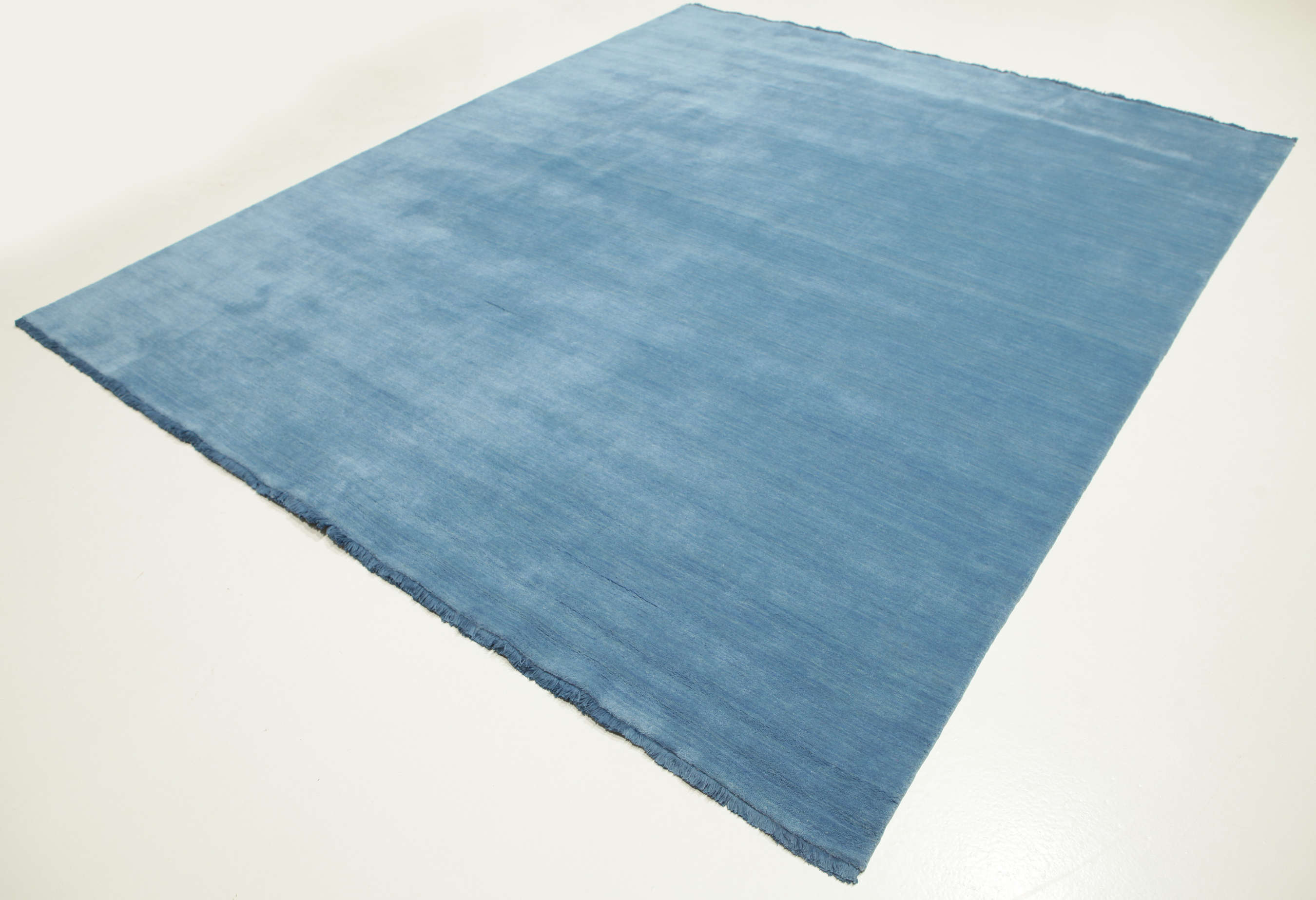 
    Handloom fringes - Light blue - 250 x 300 cm
  