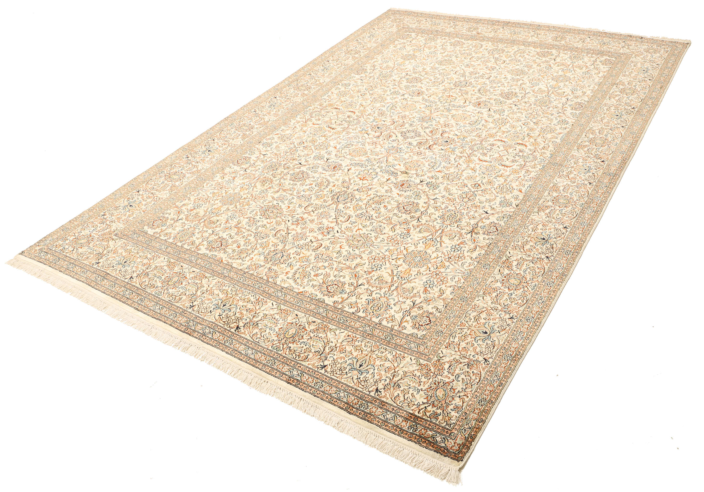 
    Kashmir pure silk - Beige - 184 x 276 cm
  