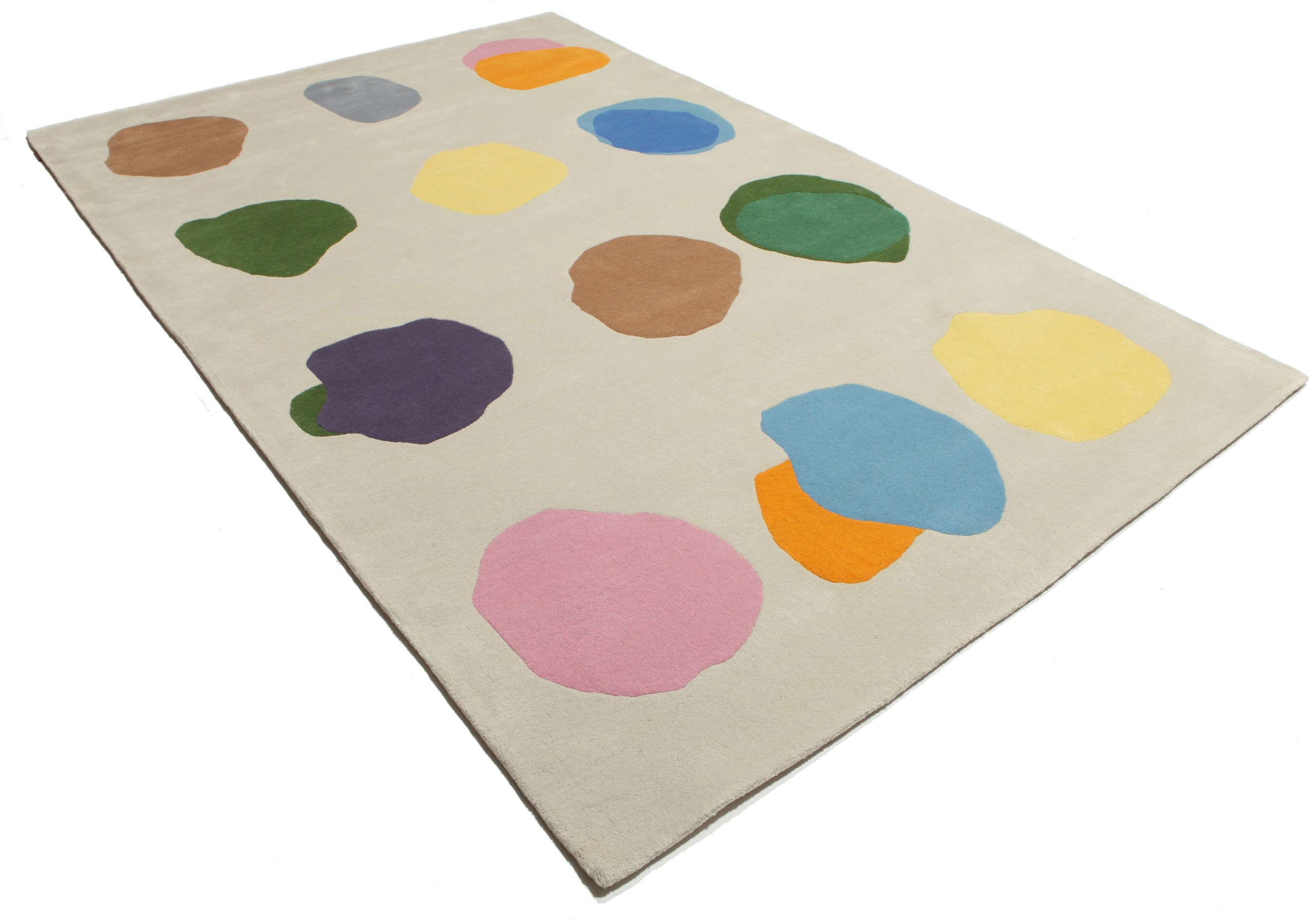 
    Stepping Stones Handtufted - Off white / Multicolor - 200 x 300 cm
  