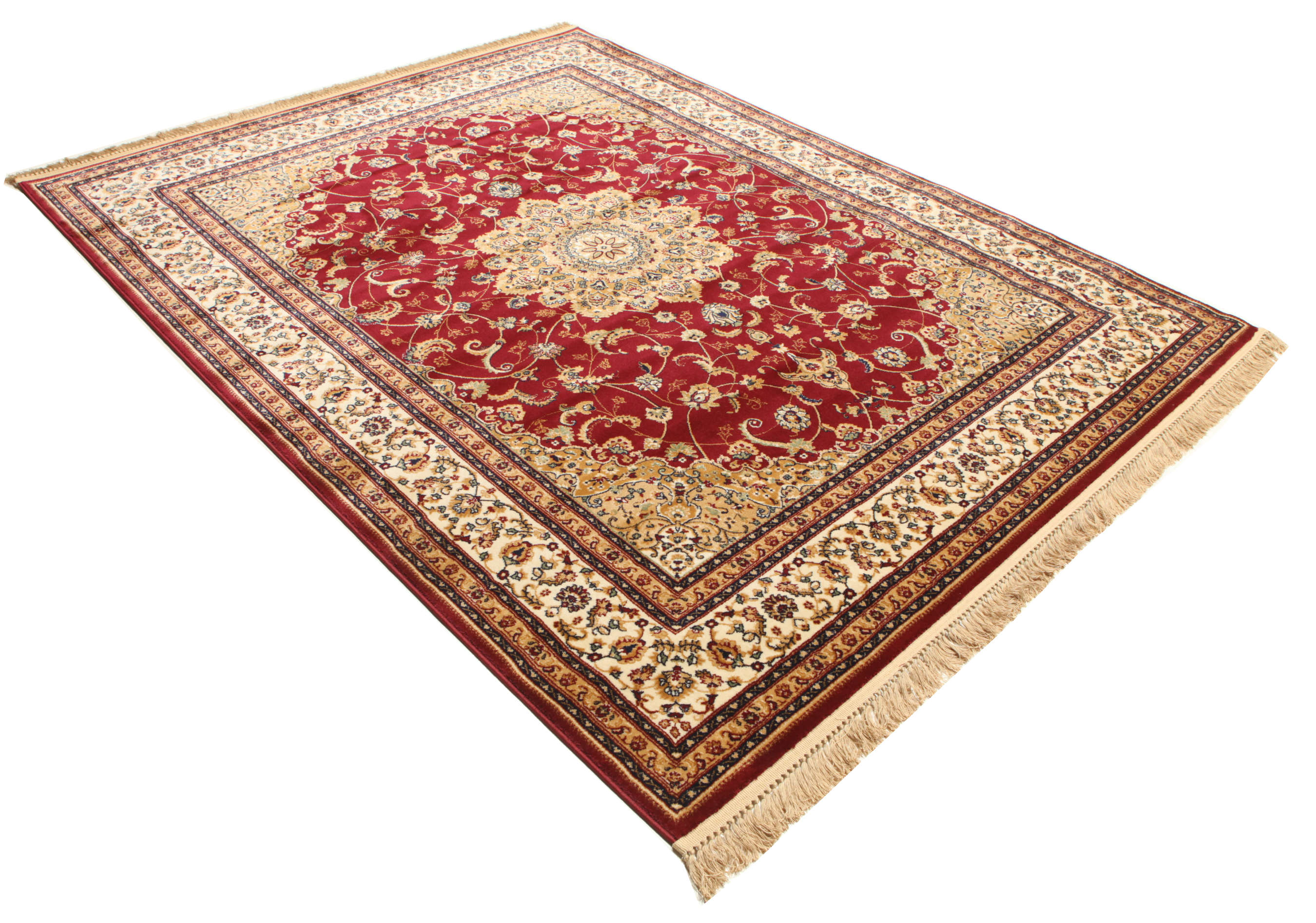 Nahal Rust Red 200 X 250 Cm Viscose Rug Rugvista