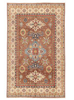  Kazak Fine Rug 196X317 Wool Brown/Orange Carpetvista