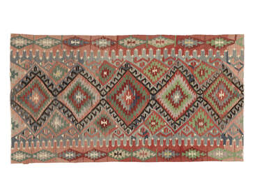 70x136cm ペルシャキリム(0601）ヨガ、夏カーペット・じゅうたん・ラグ 70x136cm ペルシャキリム(0601）ヨガ、夏カーペット・じゅうたん・ラグ