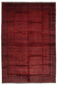 絨毯 オリエンタル アフガン Khal Mohammadi 406X594 ダークレッド/レッド 大きな (ウール, アフガニスタン)