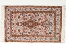  Persian Isfahan Silk Warp Signed: Mir Jalali Rug 110X175 (Wool, Persia/Iran)