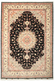 342X503 Tabriz 50 Raj Med Silke Signerad: Habib Matta Orientalisk Stor (Ull, Persien/Iran)
